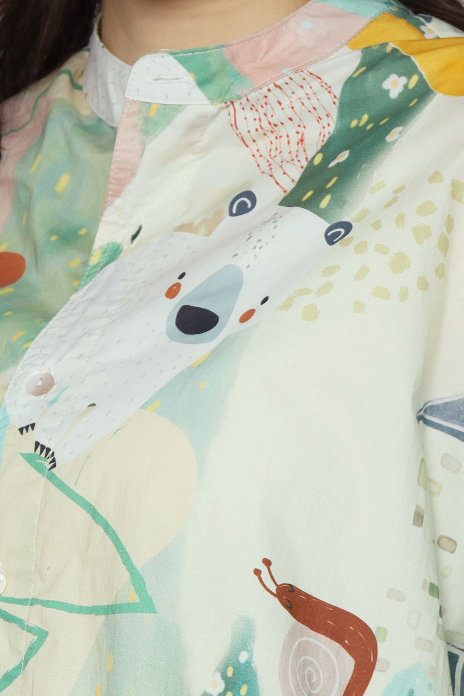 Liam Top in Cute Bear