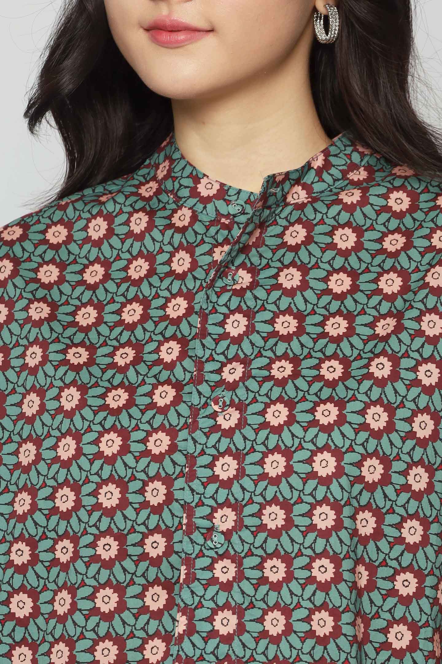 Liam Top in Green Envy