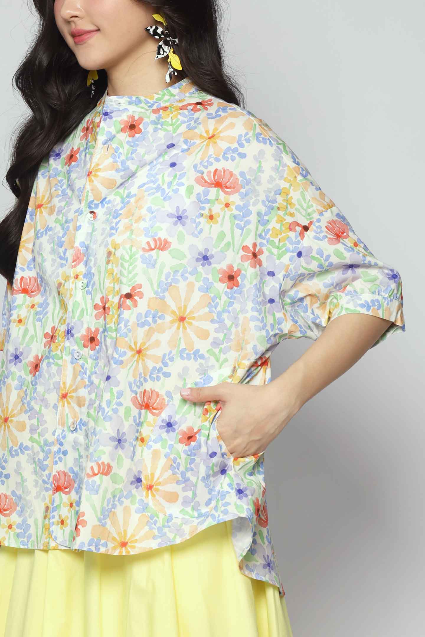 Liam Top in Pastel Field