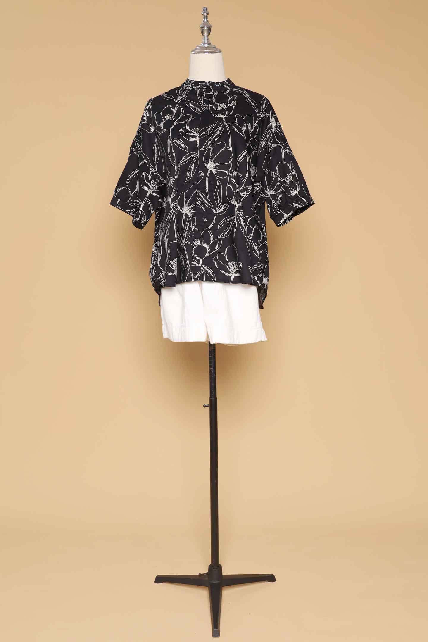 PO - Liam Top in Subtle Floral