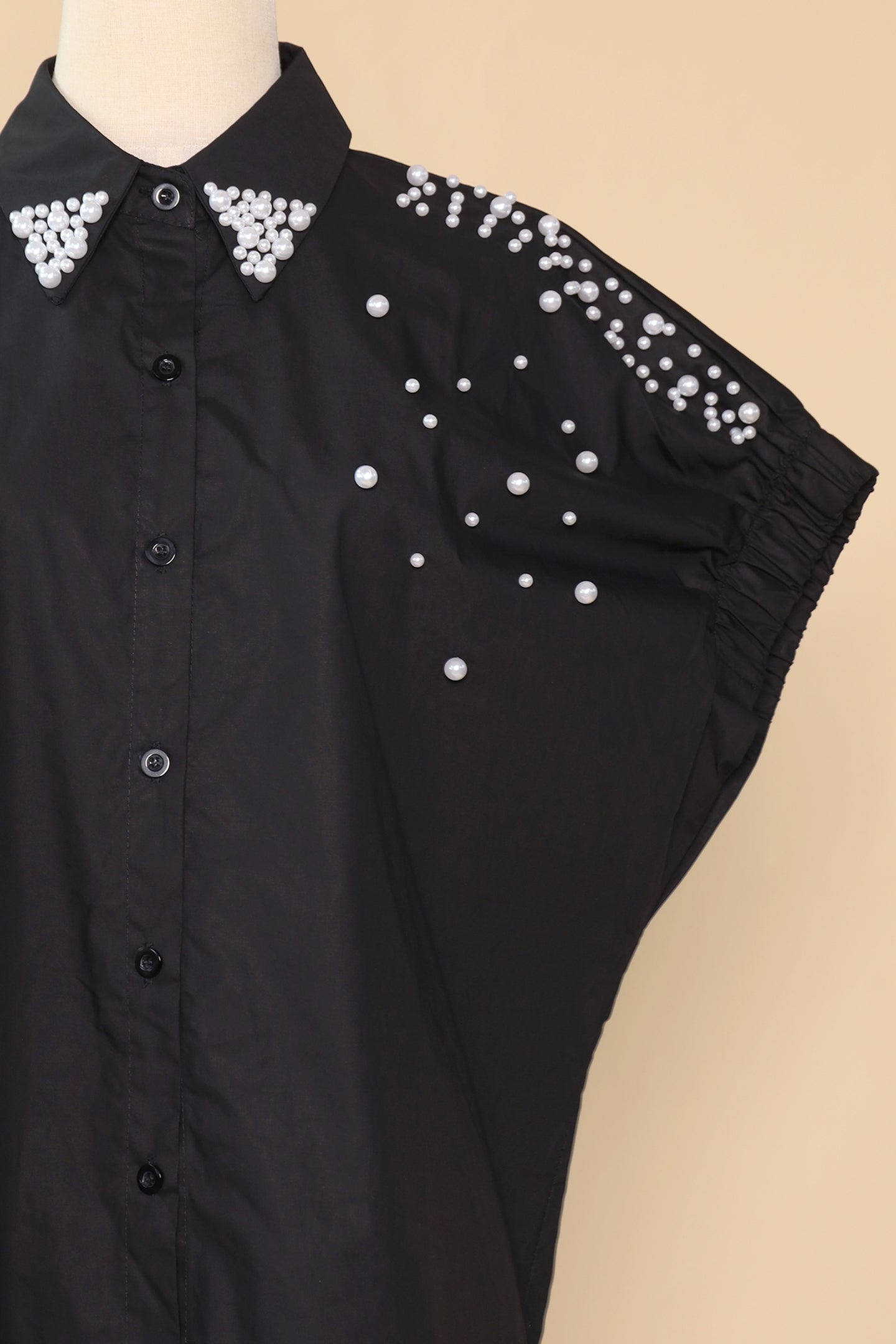 PO - Ling Pearl Top in Black
