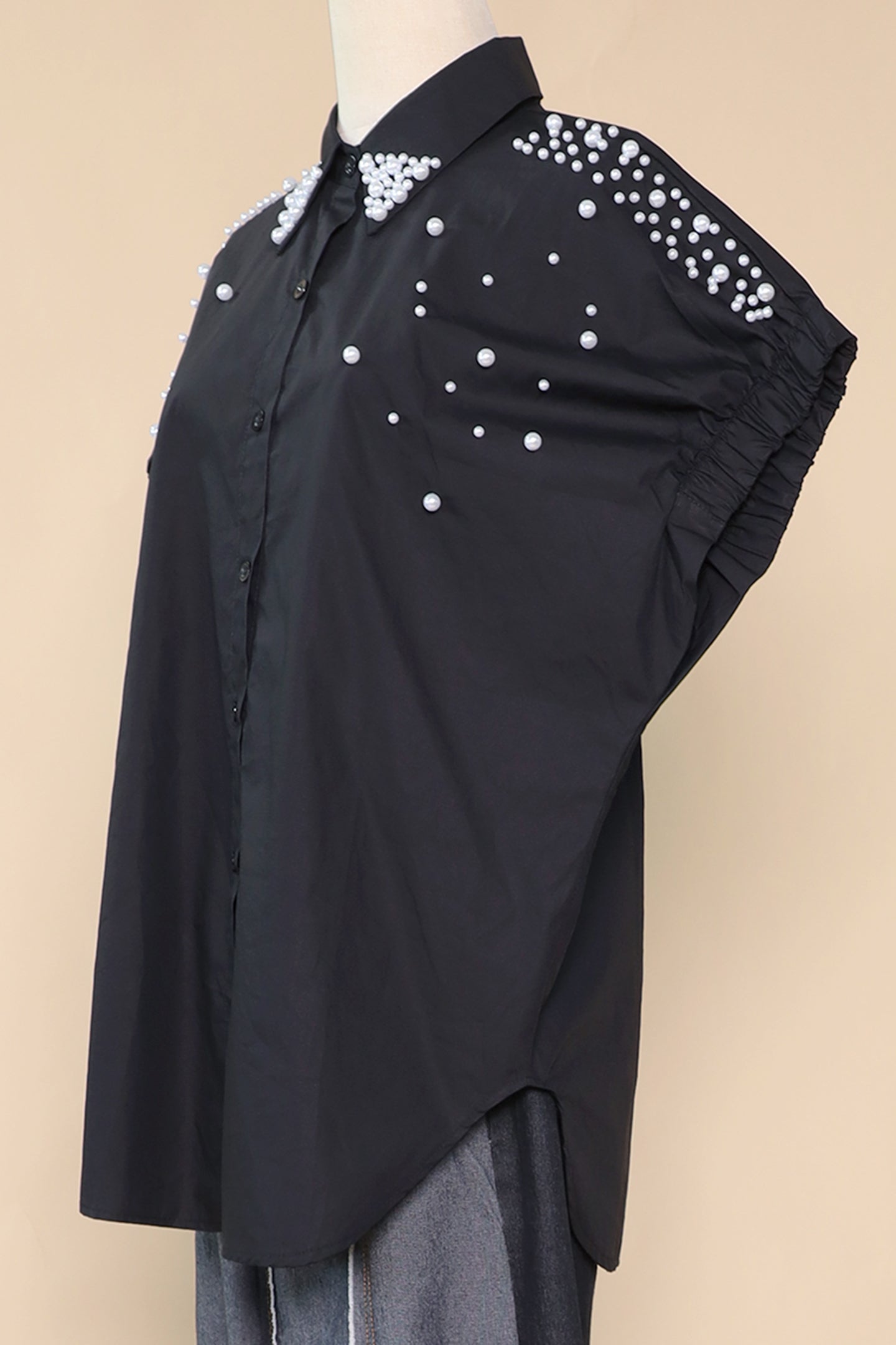 PO - Ling Pearl Top in Black