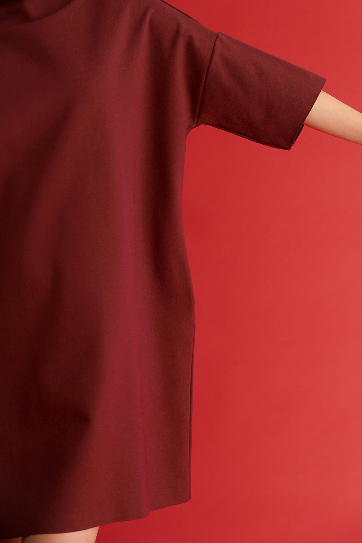 CHOSEN - Lunar Dress in Burgundy