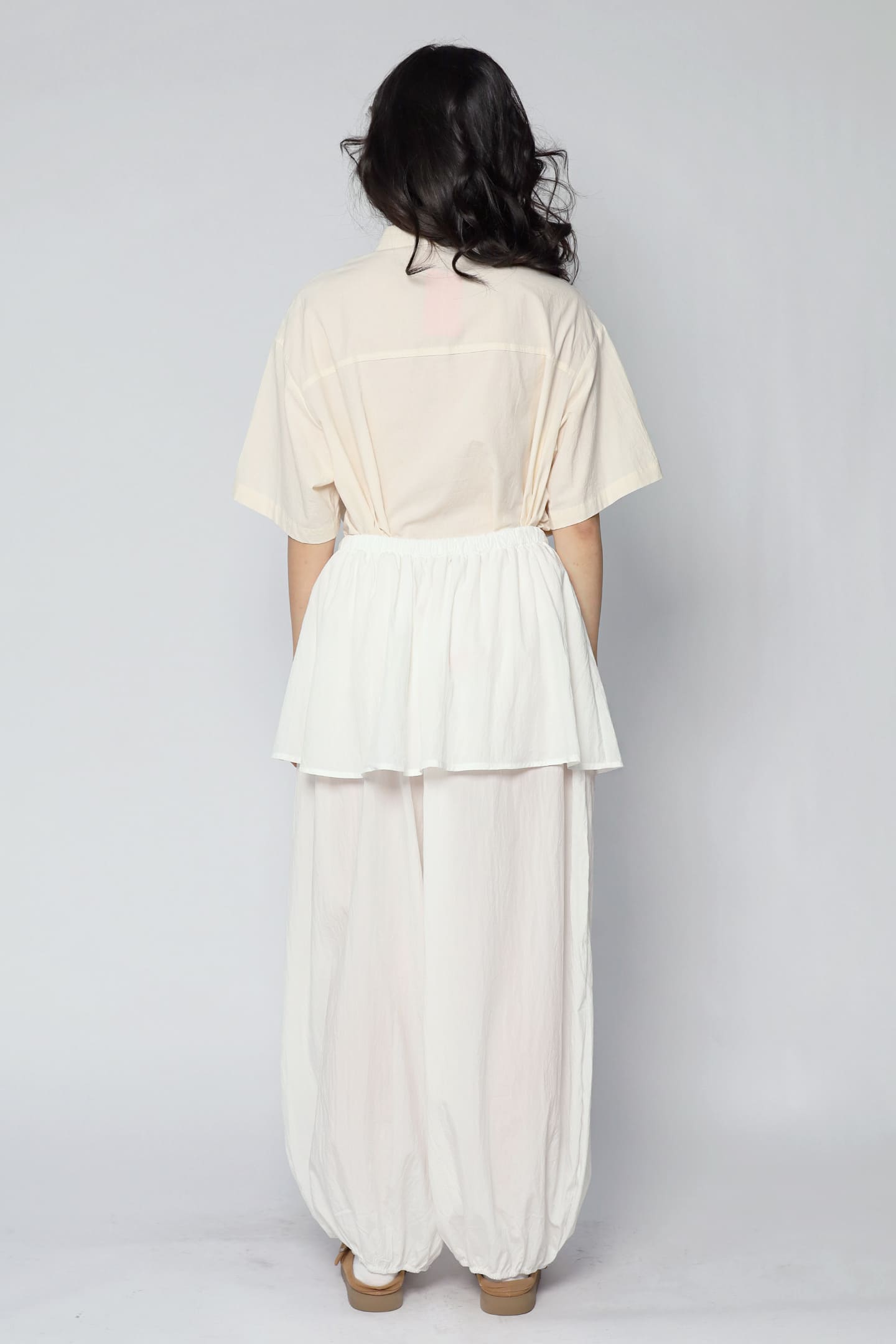 JOY - Luneo Layer Pants in White