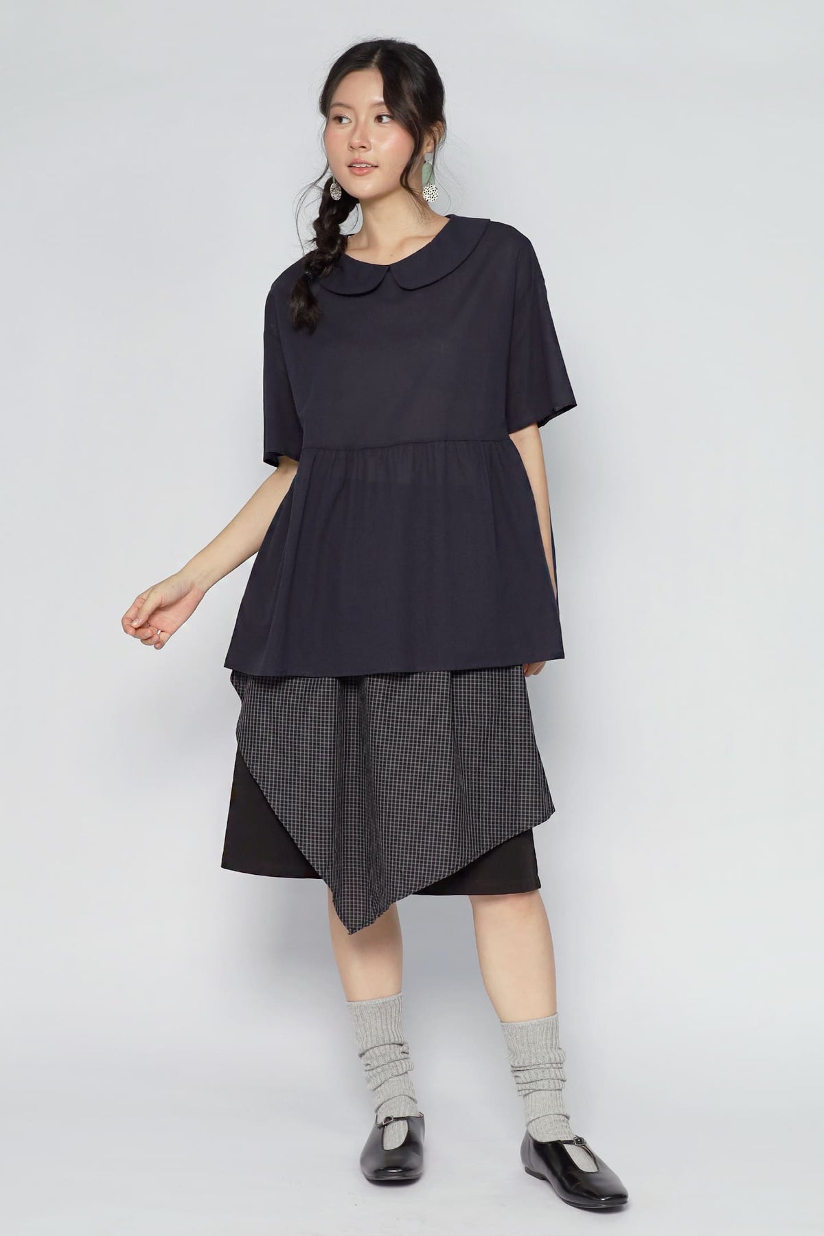 JOY - Lusi Peterpan Top in Blue