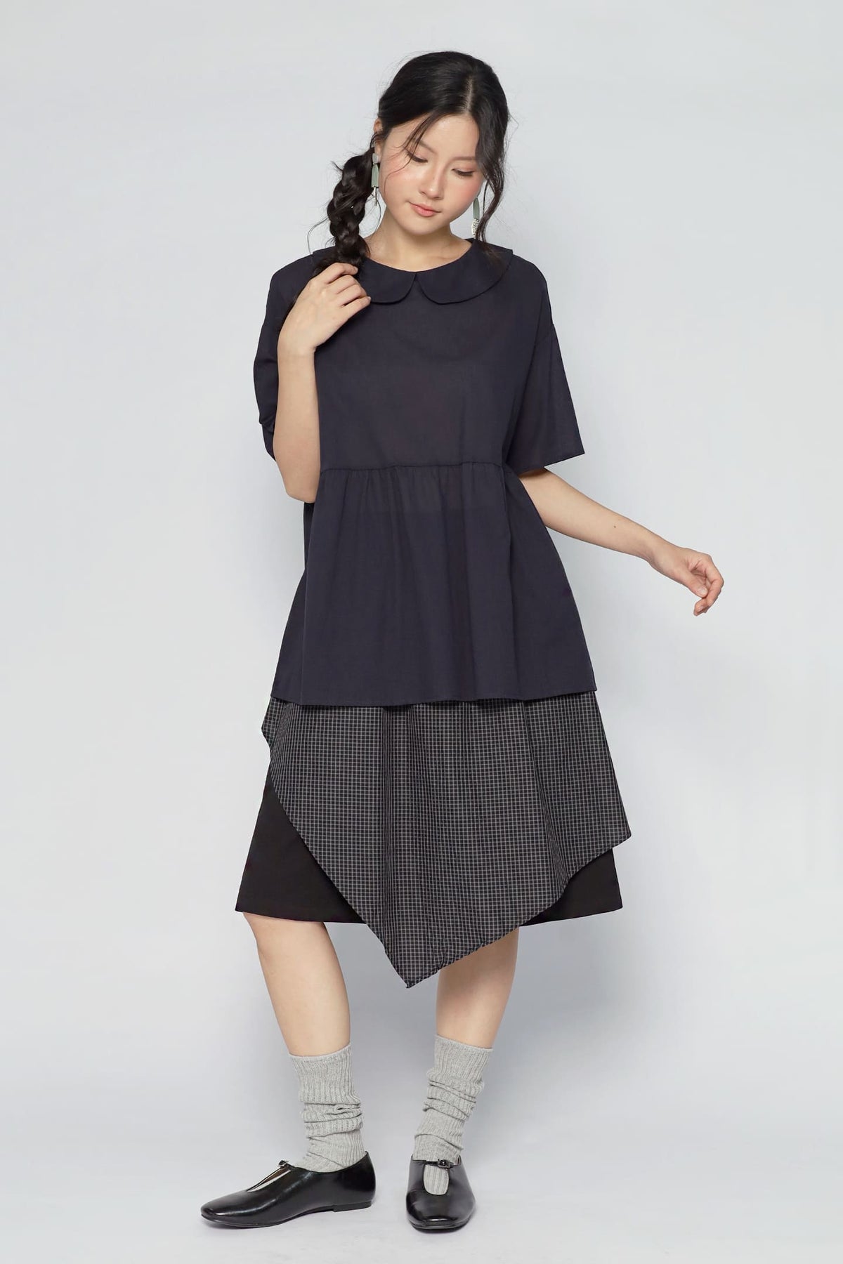 JOY - Lusi Peterpan Top in Blue