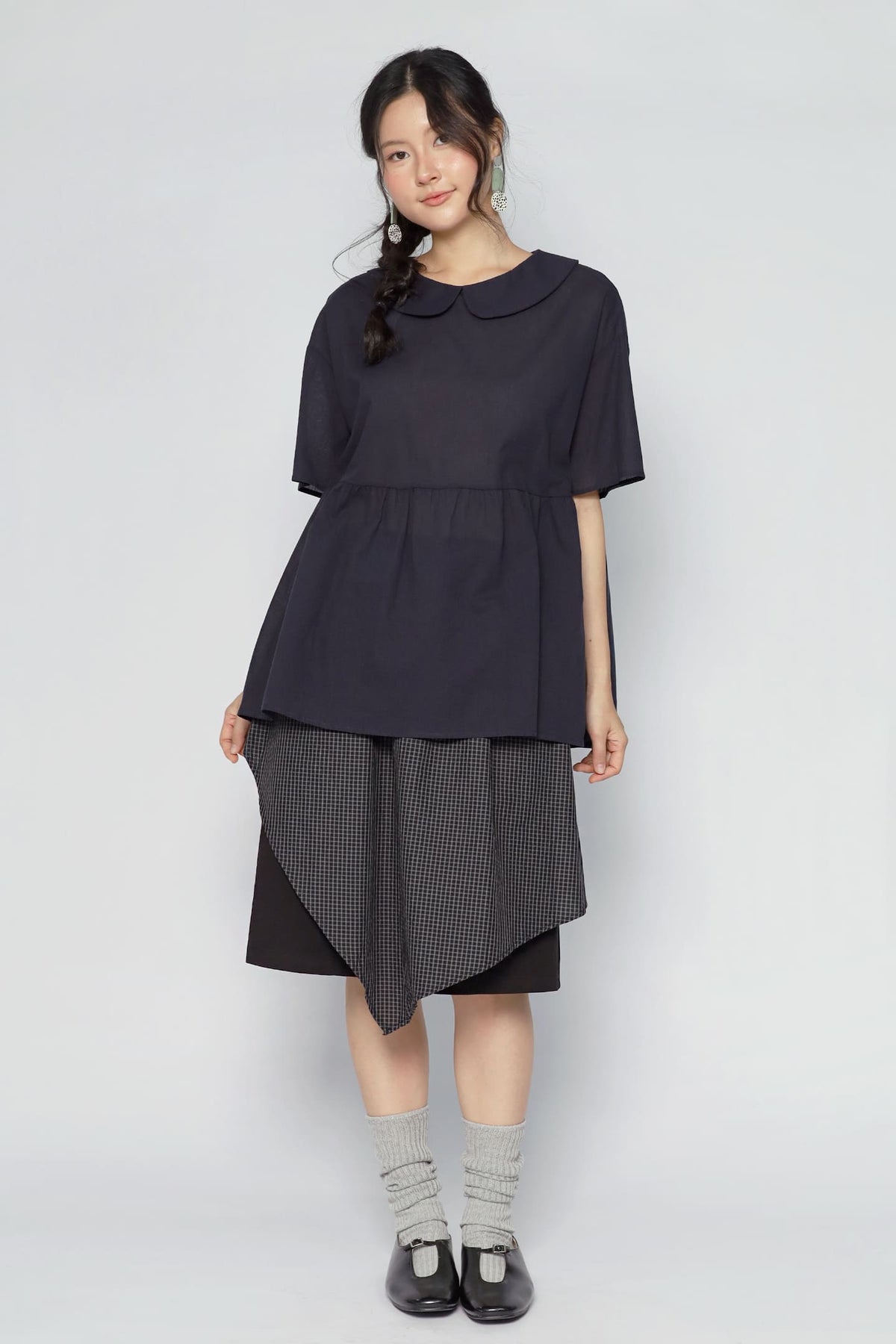 JOY - Lusi Peterpan Top in Blue