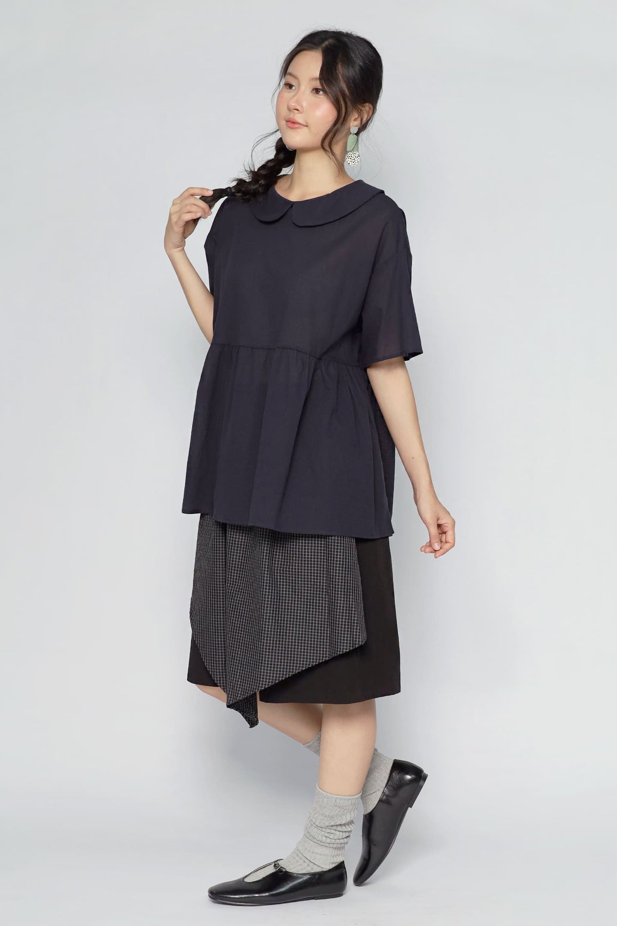 JOY - Lusi Peterpan Top in Blue