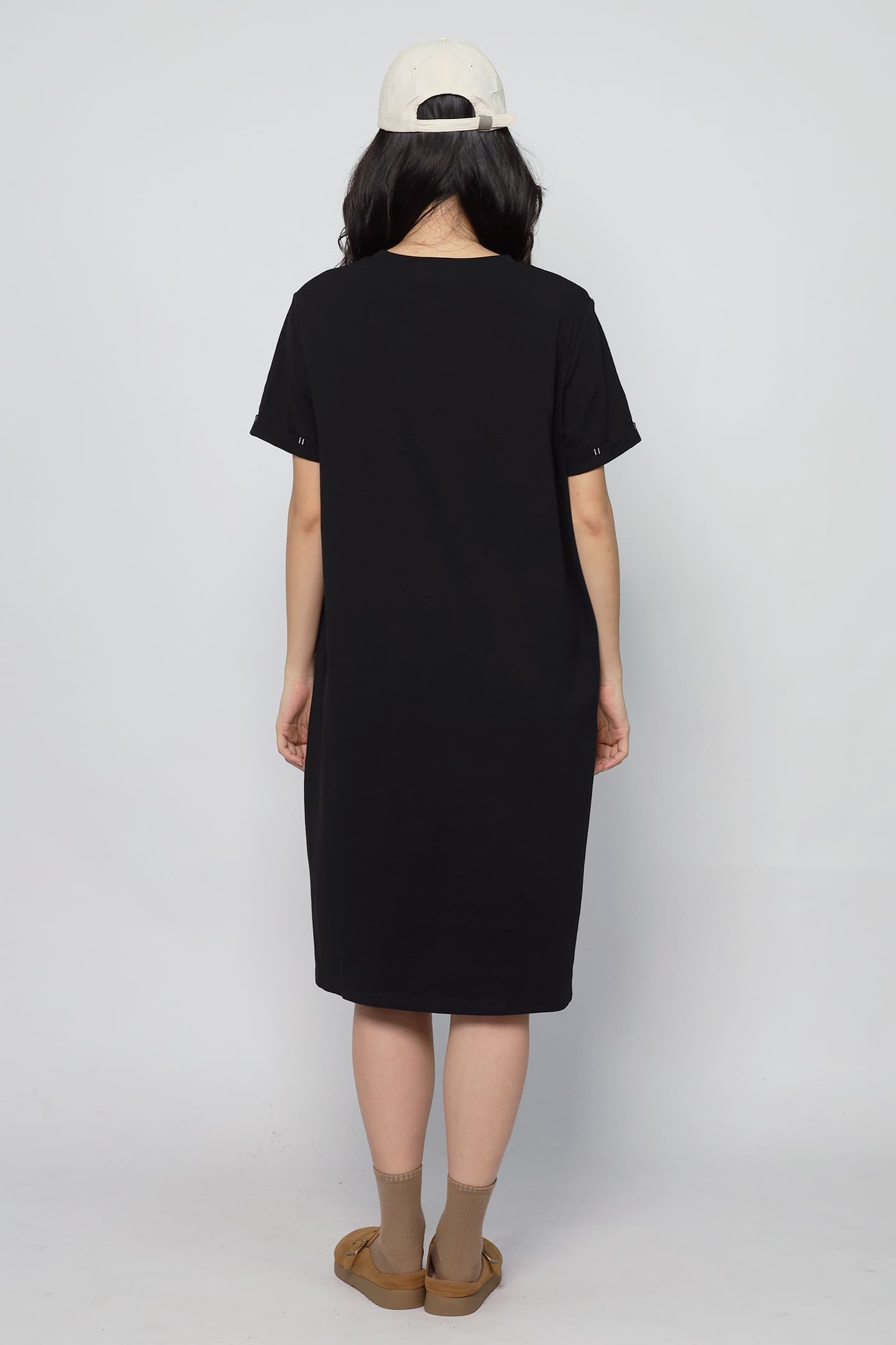 JOY - Made of Magic Tee Dress in Black