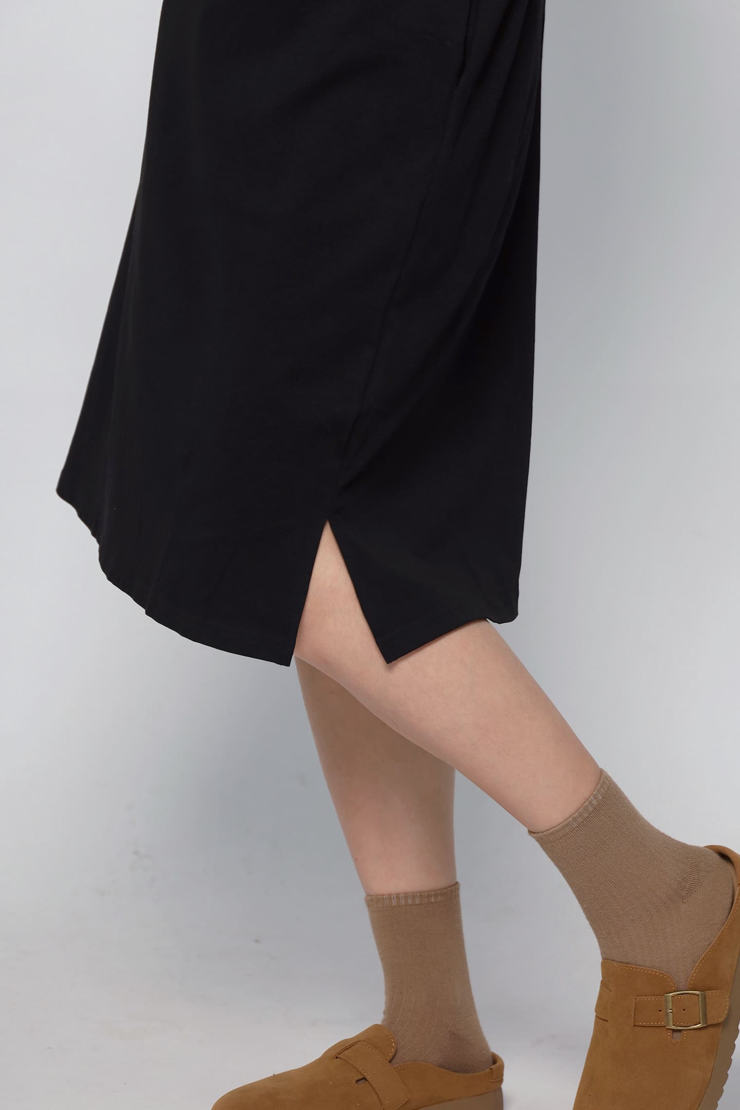 JOY - Made of Magic Tee Dress in Black