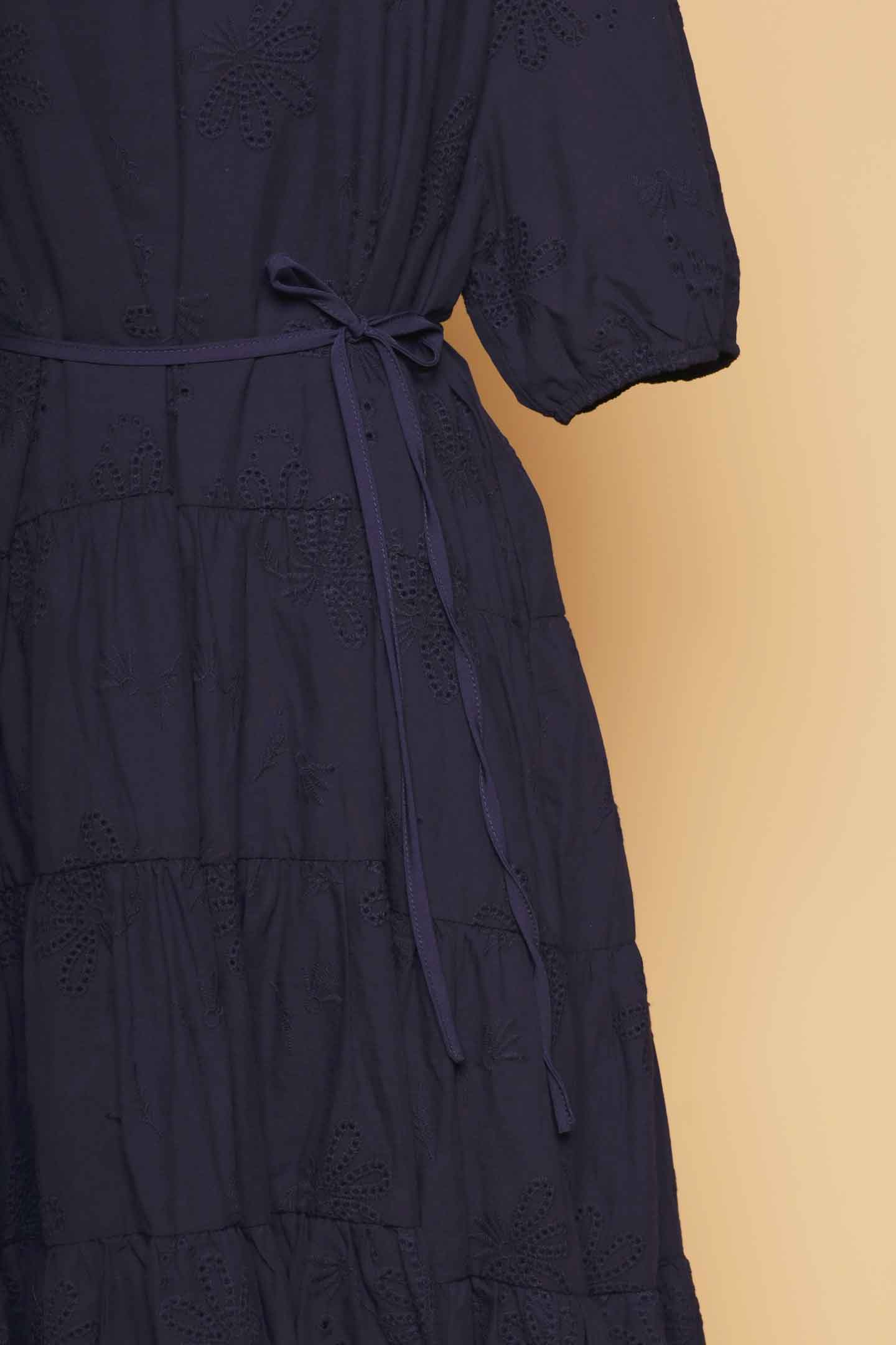 Backorders Melbourne Dress in Blue Eyelet Dream
