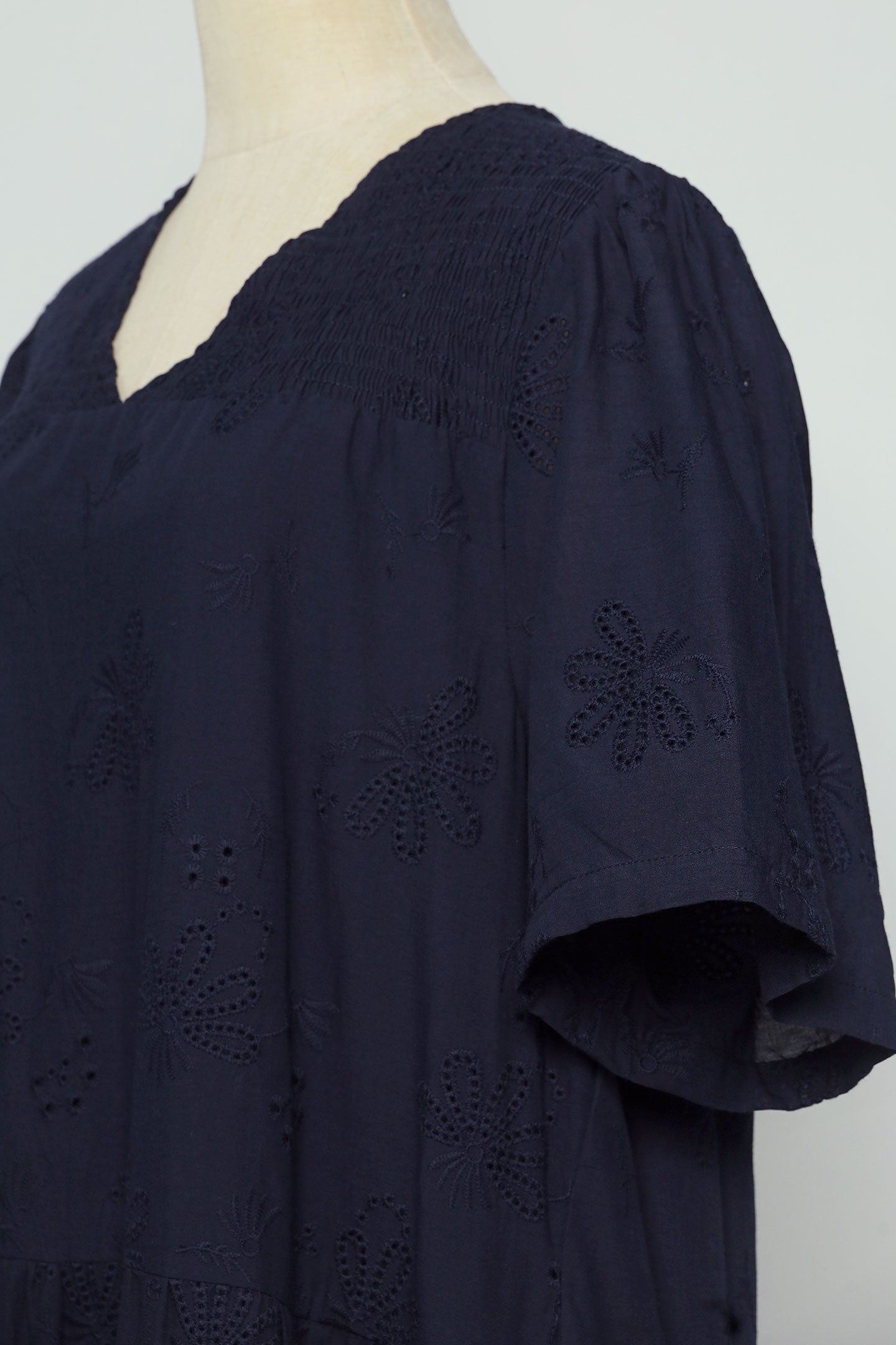 PO - Melbourne Dress in Blue Eyelet Dream