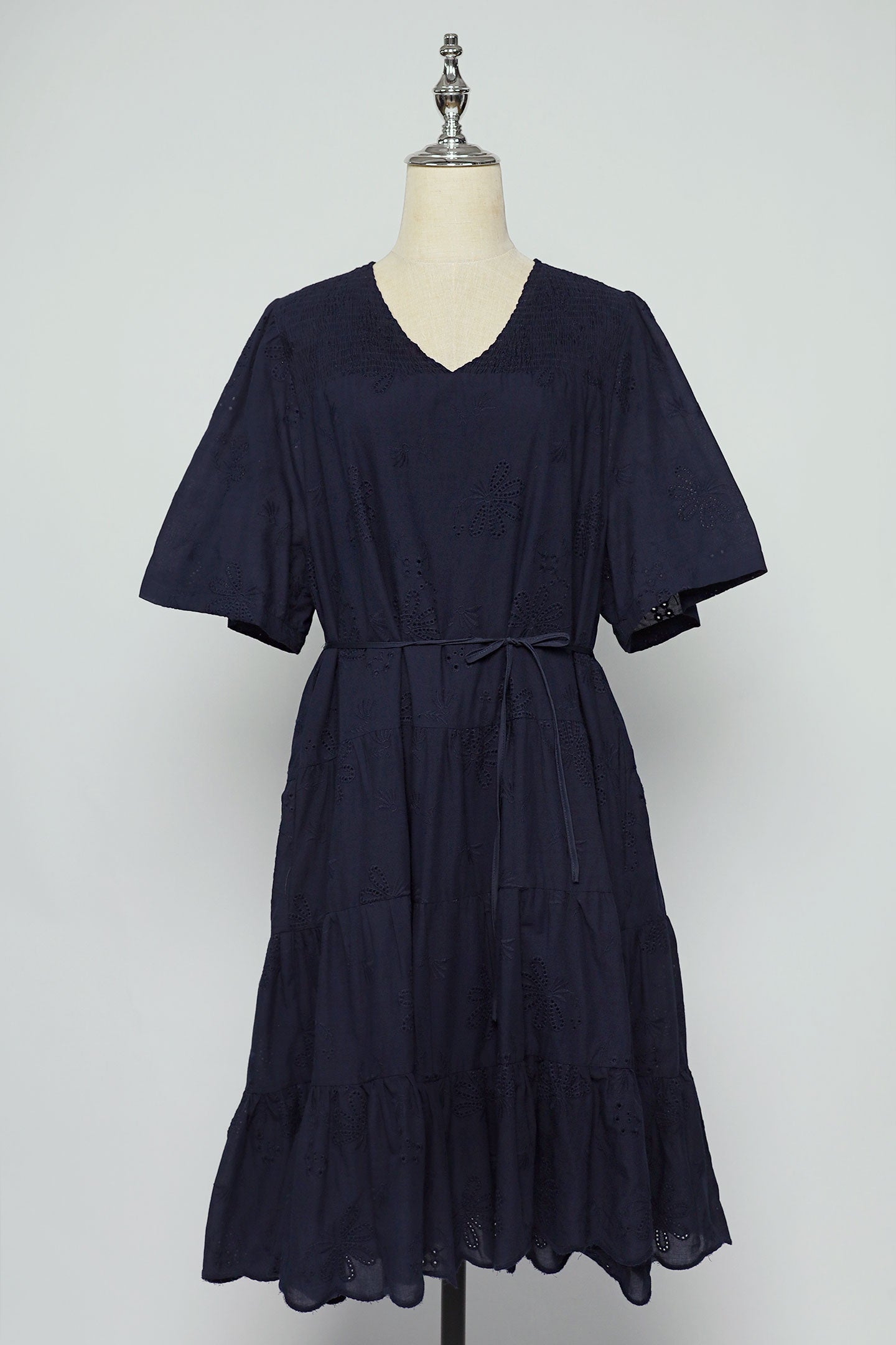 PO - Melbourne Dress in Blue Eyelet Dream