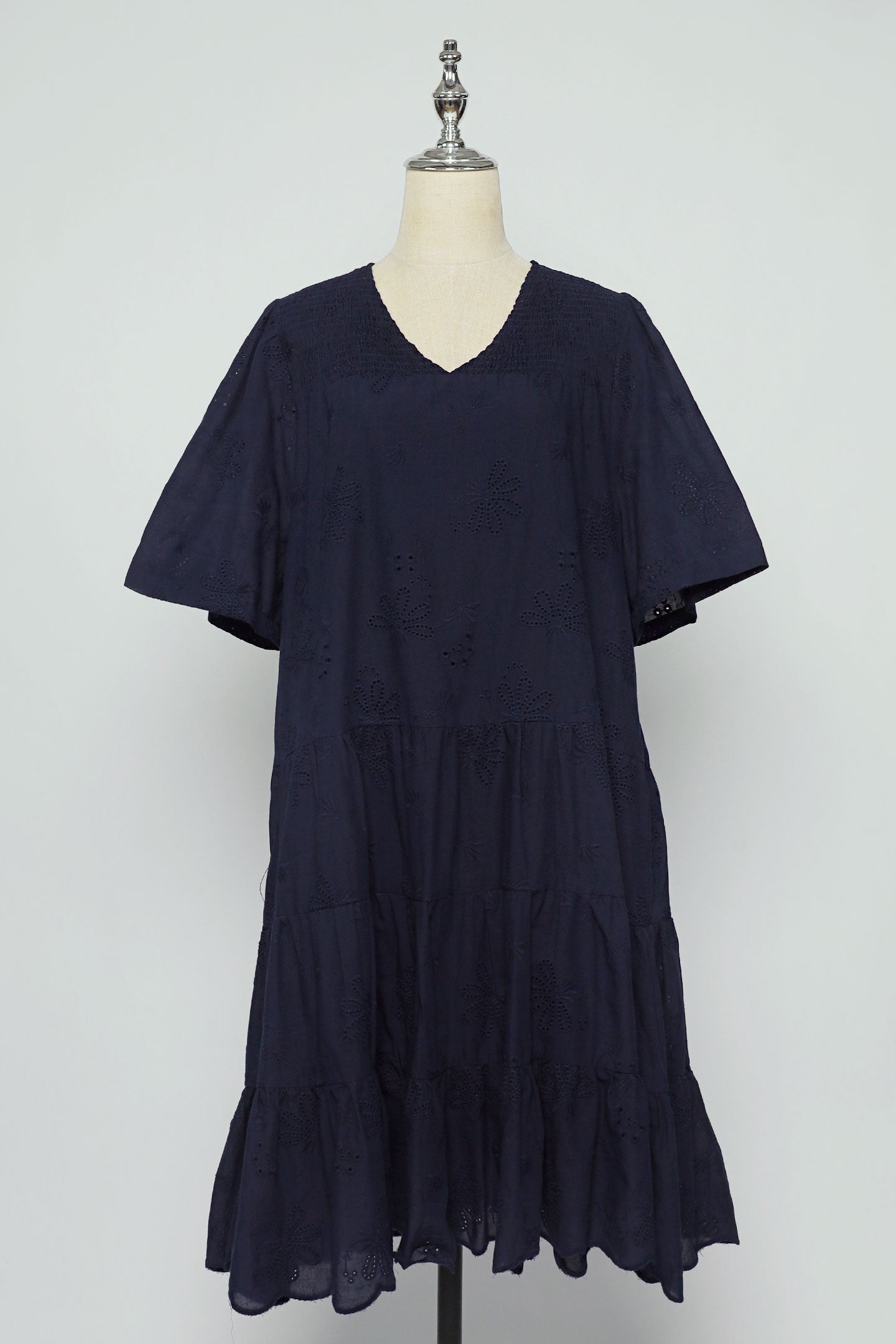 PO - Melbourne Dress in Blue Eyelet Dream