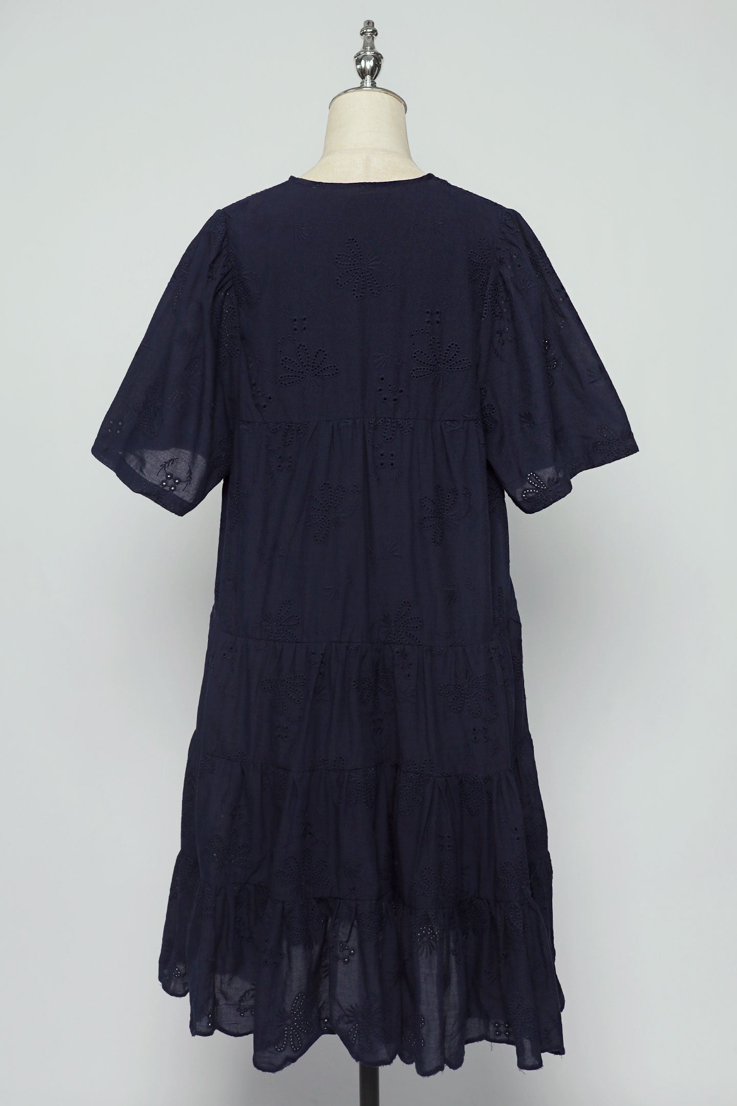 PO - Melbourne Dress in Blue Eyelet Dream