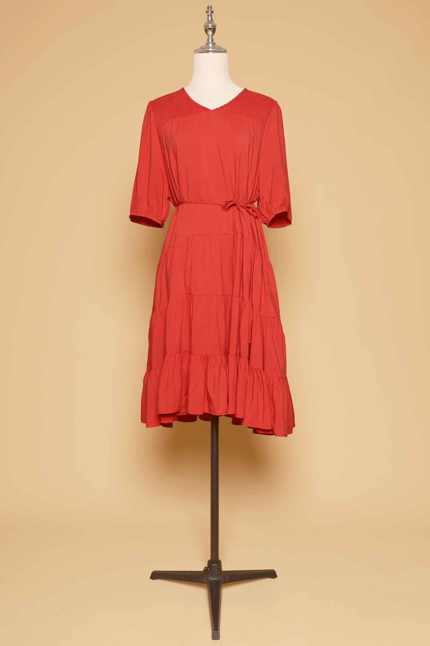 PO - Melbourne Dress in Orange