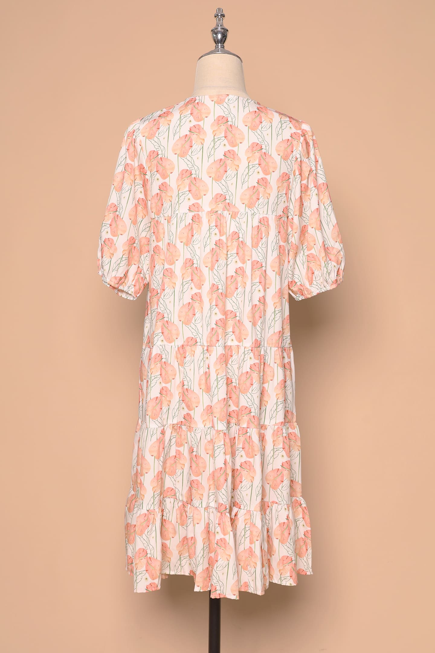 PO - Melbourne Dress in Peach Spring