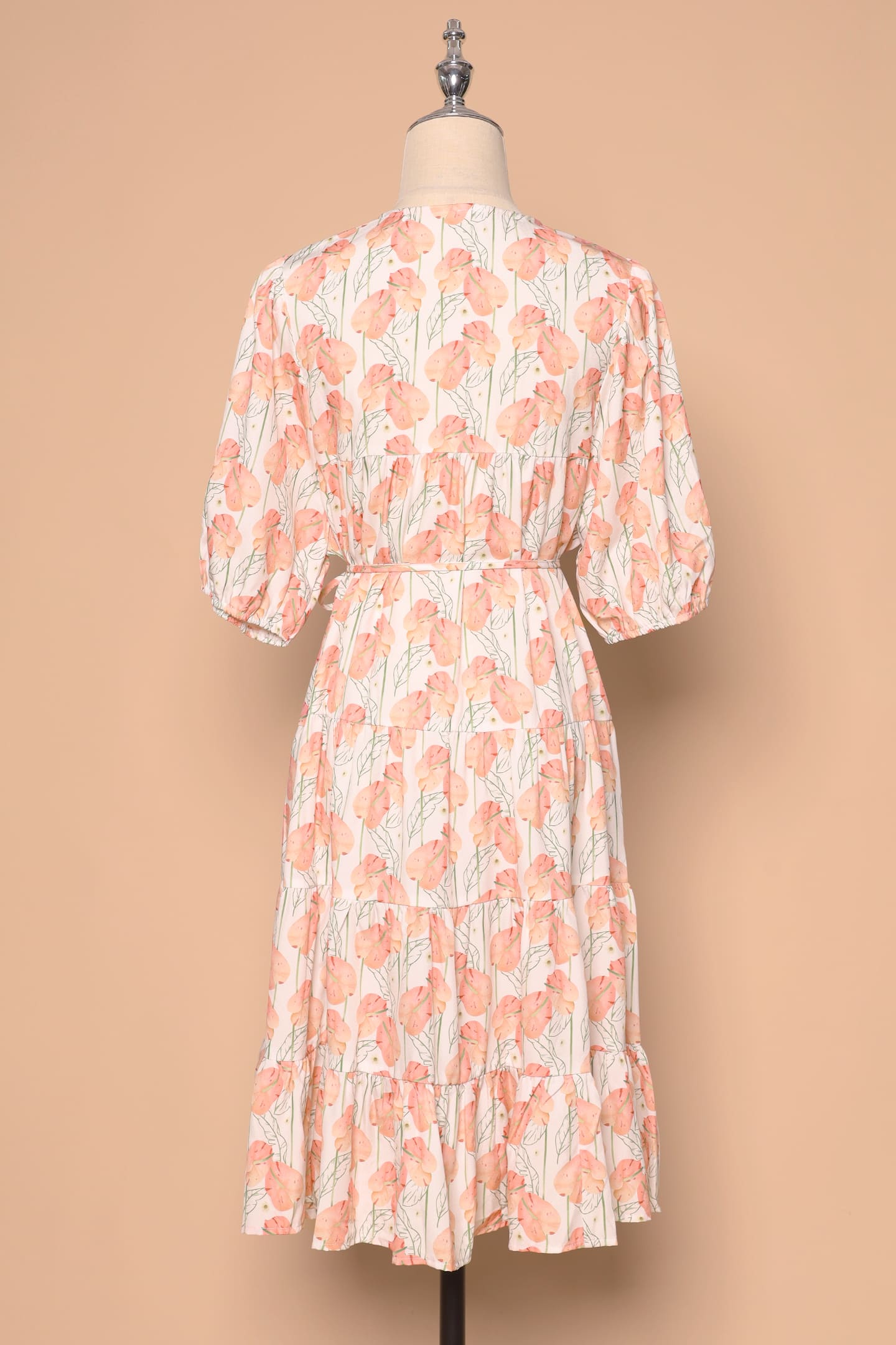PO - Melbourne Dress in Peach Spring