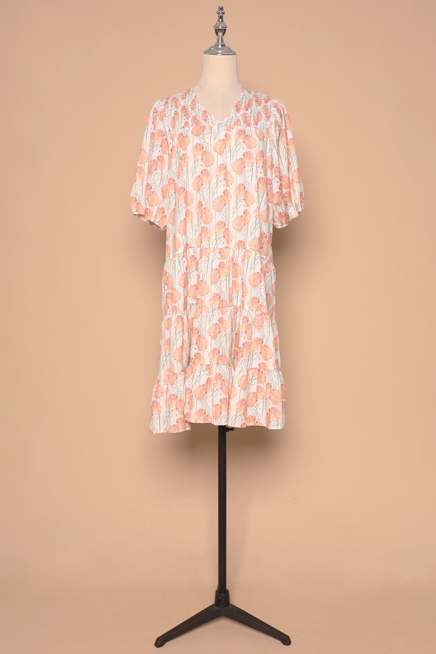 PO - Melbourne Dress in Peach Spring