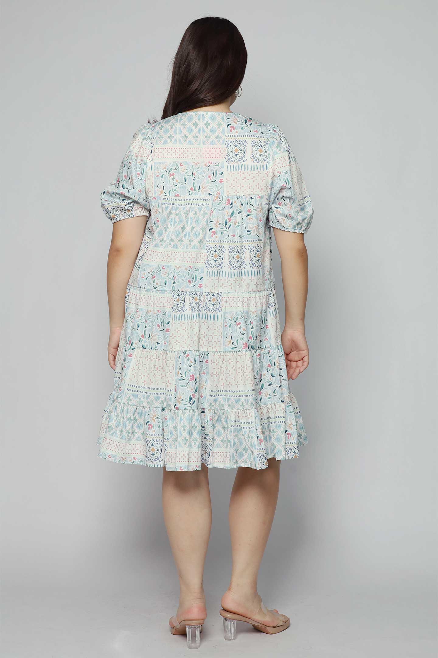 Melbourne Dress in Sweet Mosaic