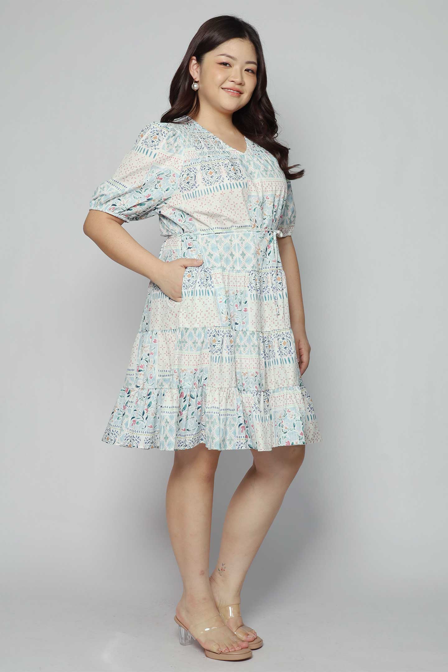 Melbourne Dress in Sweet Mosaic