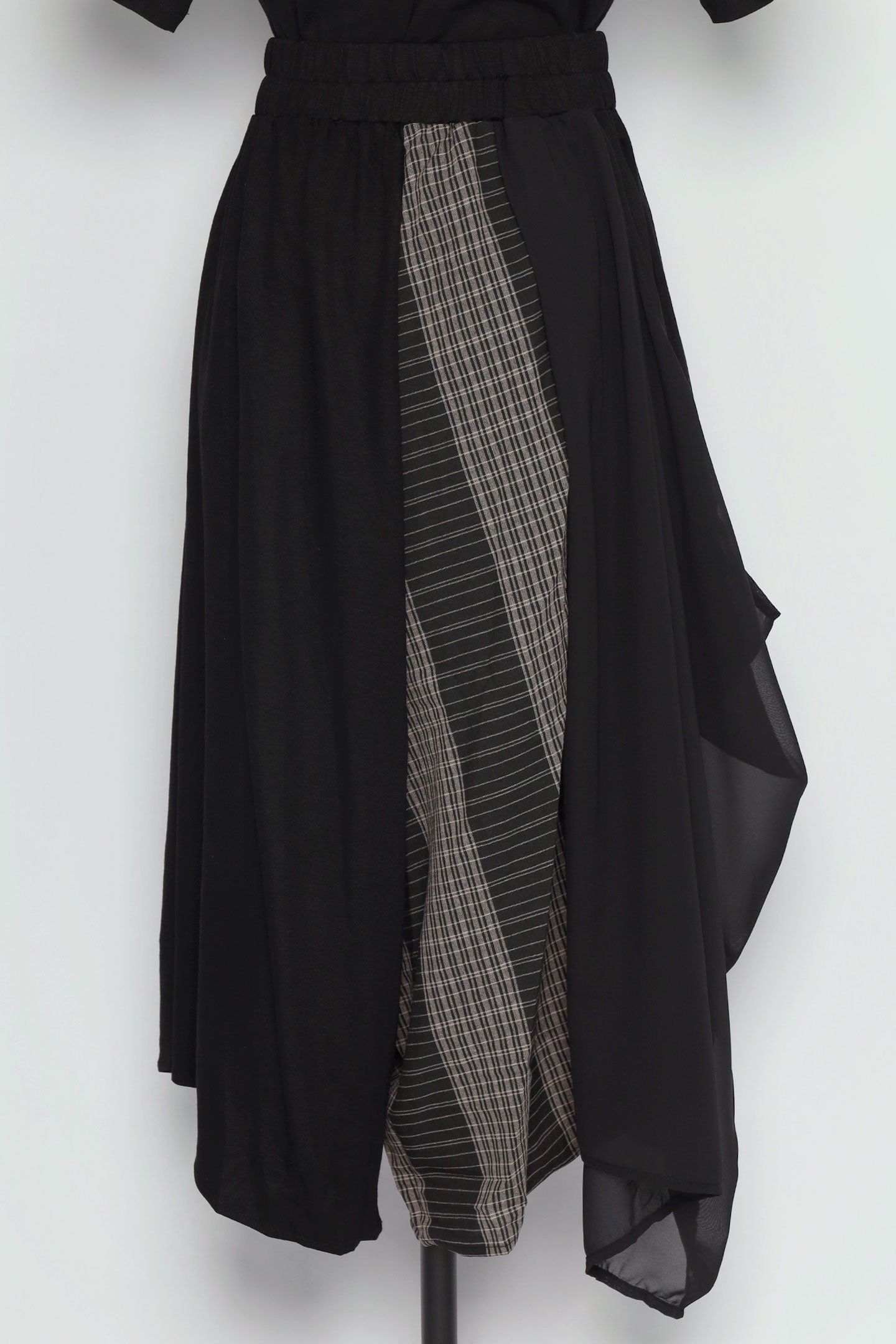 PO - Minami Stripes Checkered Culottes