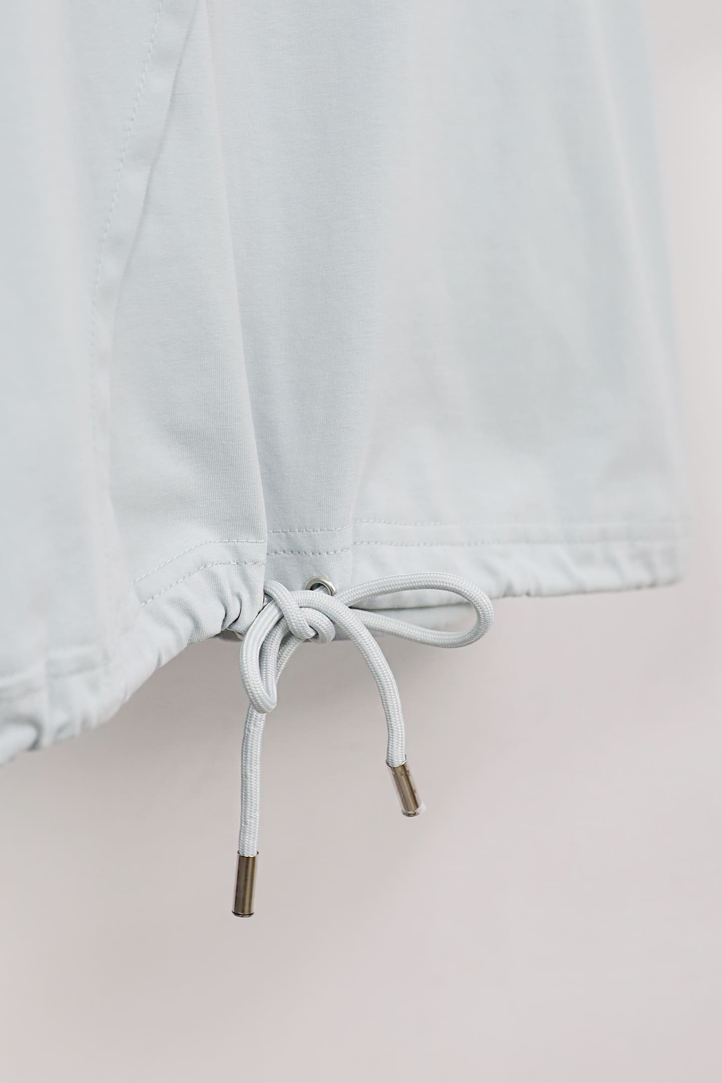 Backorders Easy By TE - Minoo Drawstring Top in Baby Blue