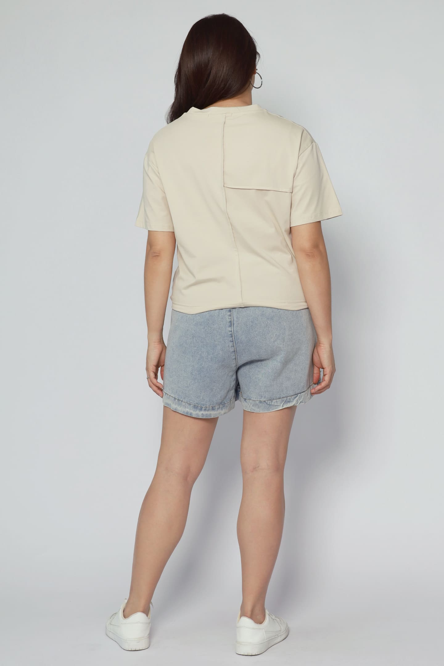Backorders Easy By TE - Minoo Drawstring Top in Khaki