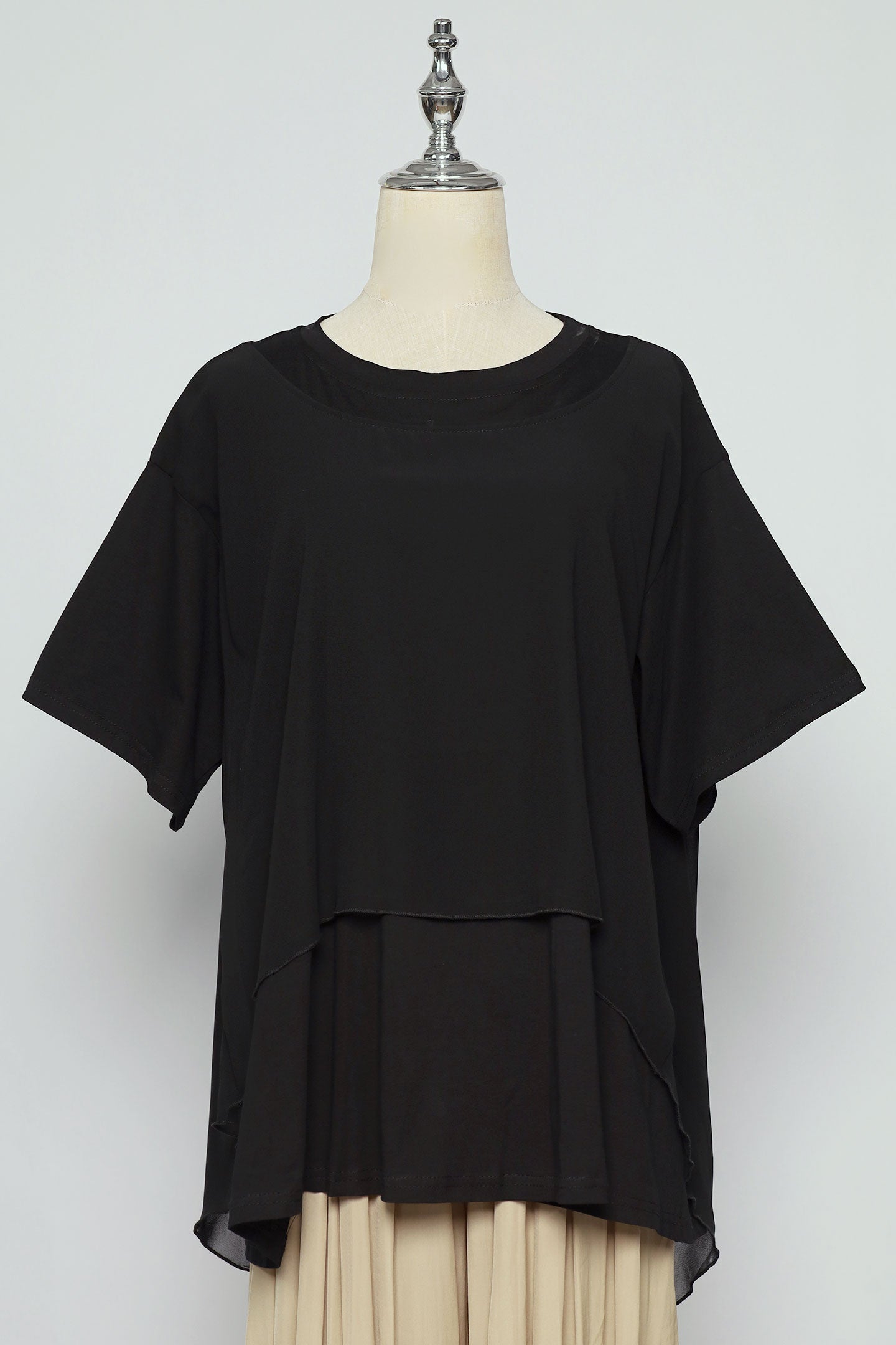 PO - Miri Layered Top in Black