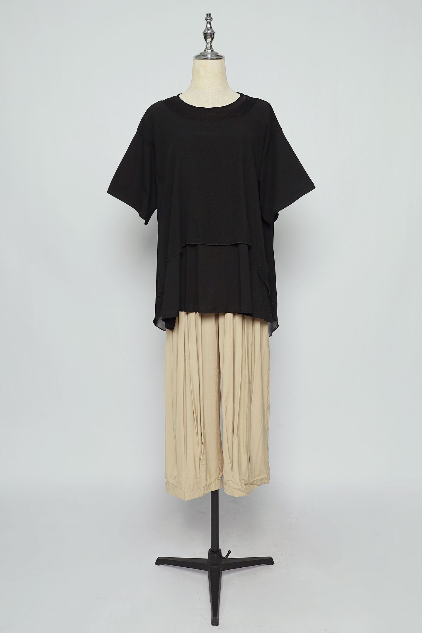 PO - Miri Layered Top in Black