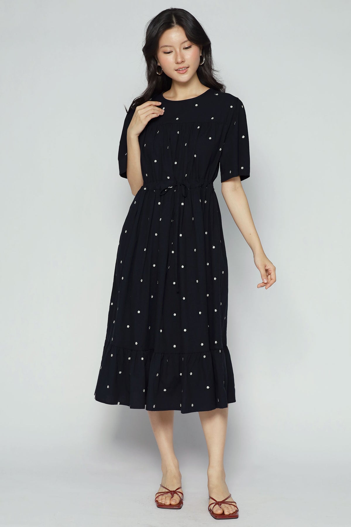 Misty Dress in Moon Daisy