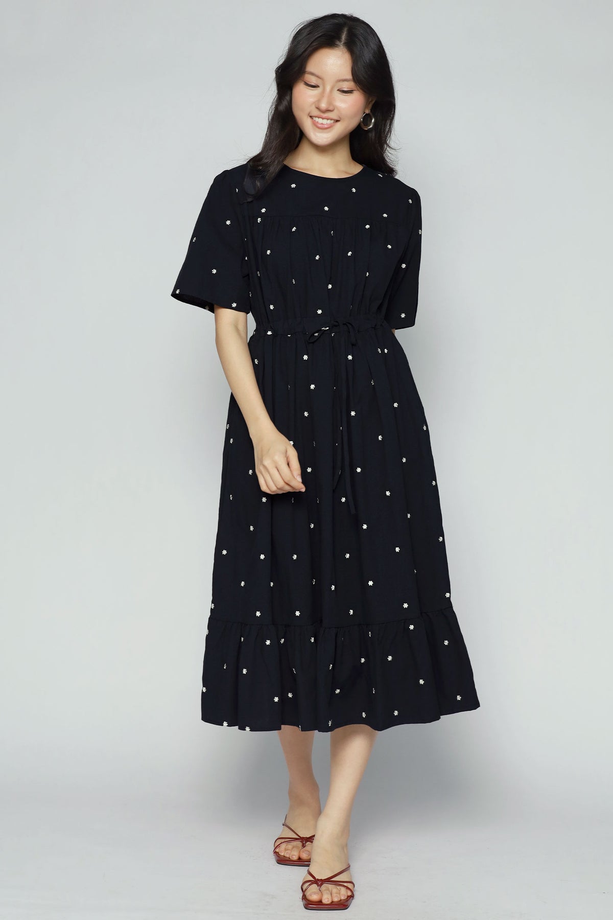 Misty Dress in Moon Daisy