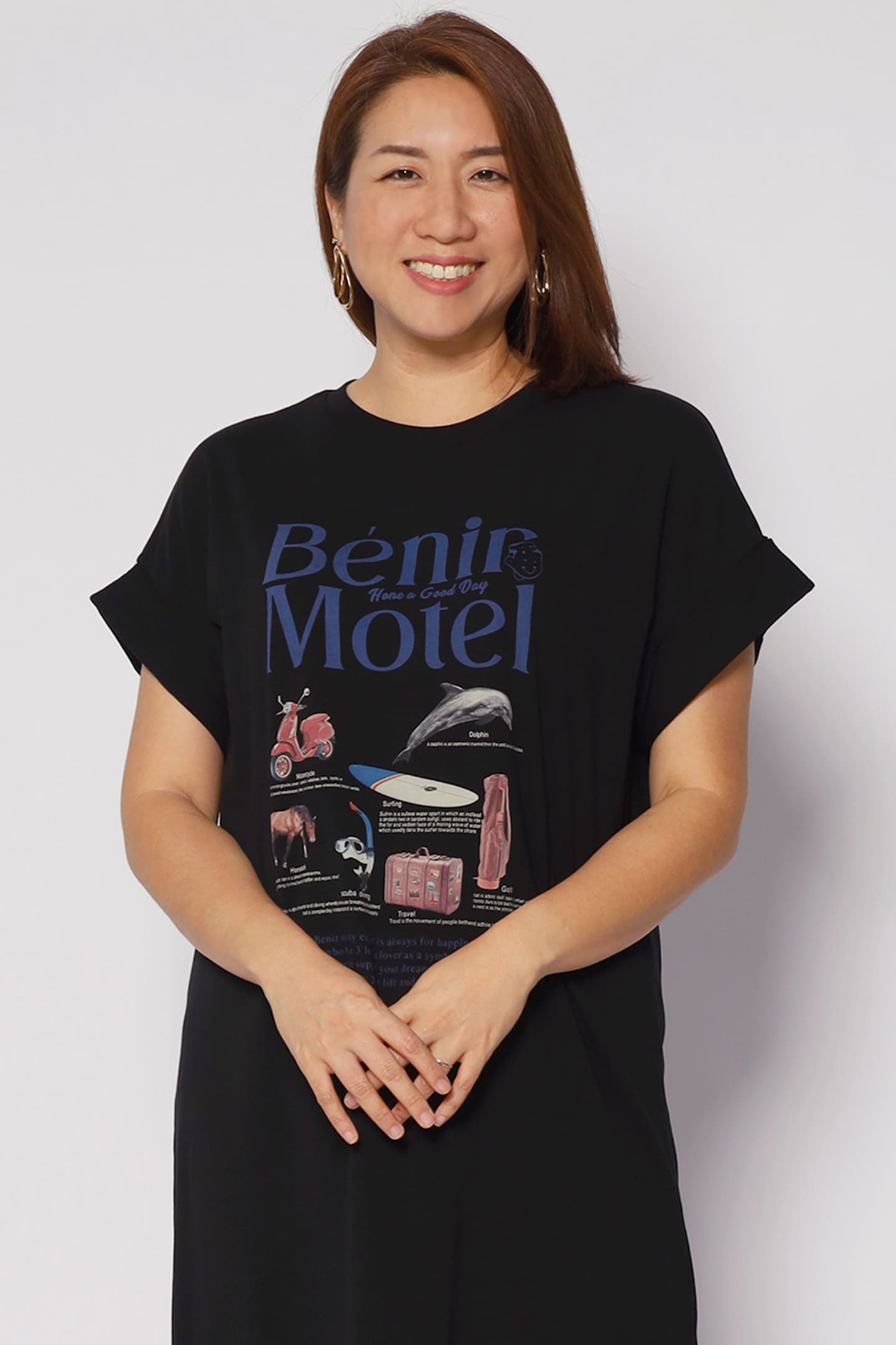 Backorders Motel Printed Tee Dress