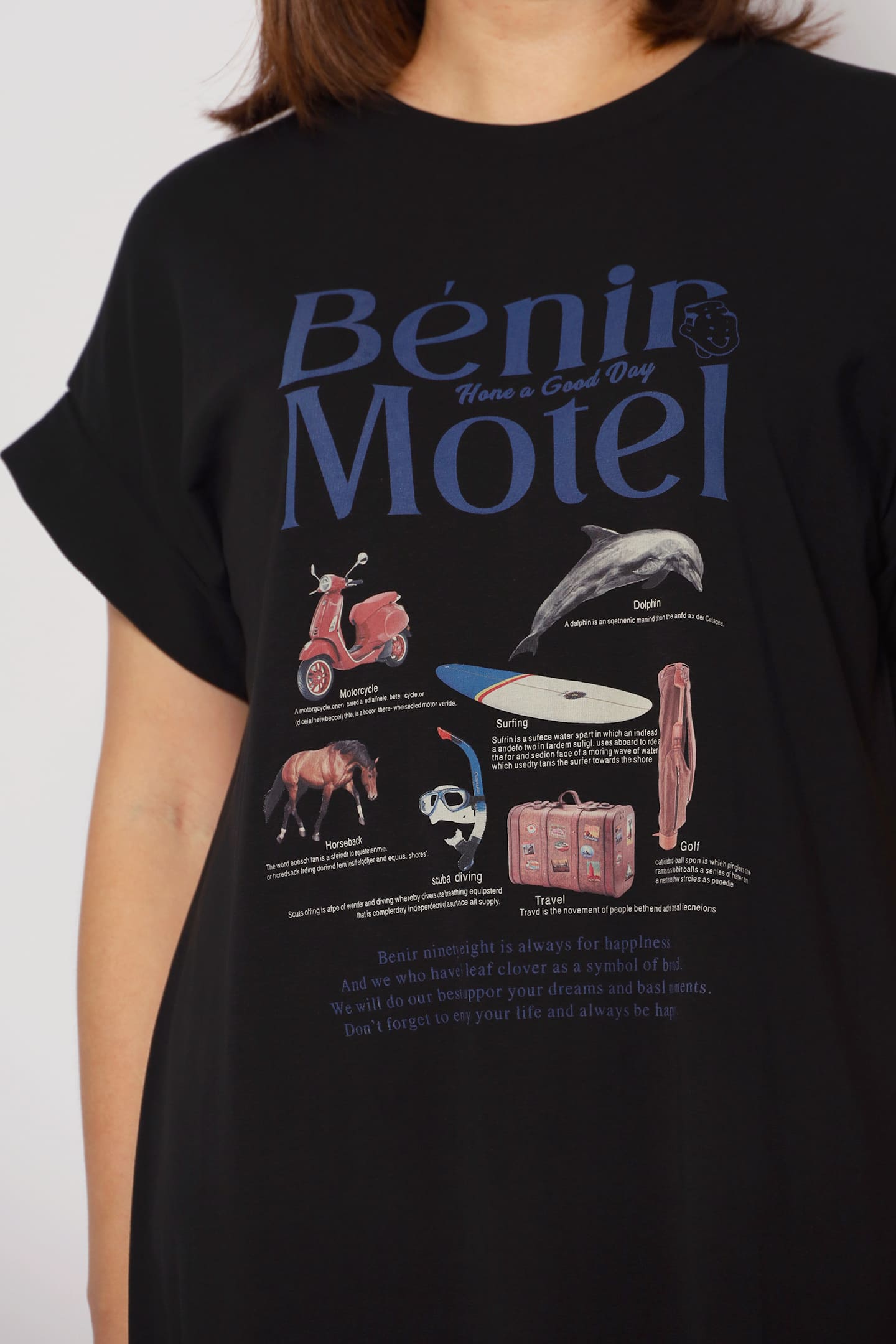 Backorders Motel Printed Tee Dress