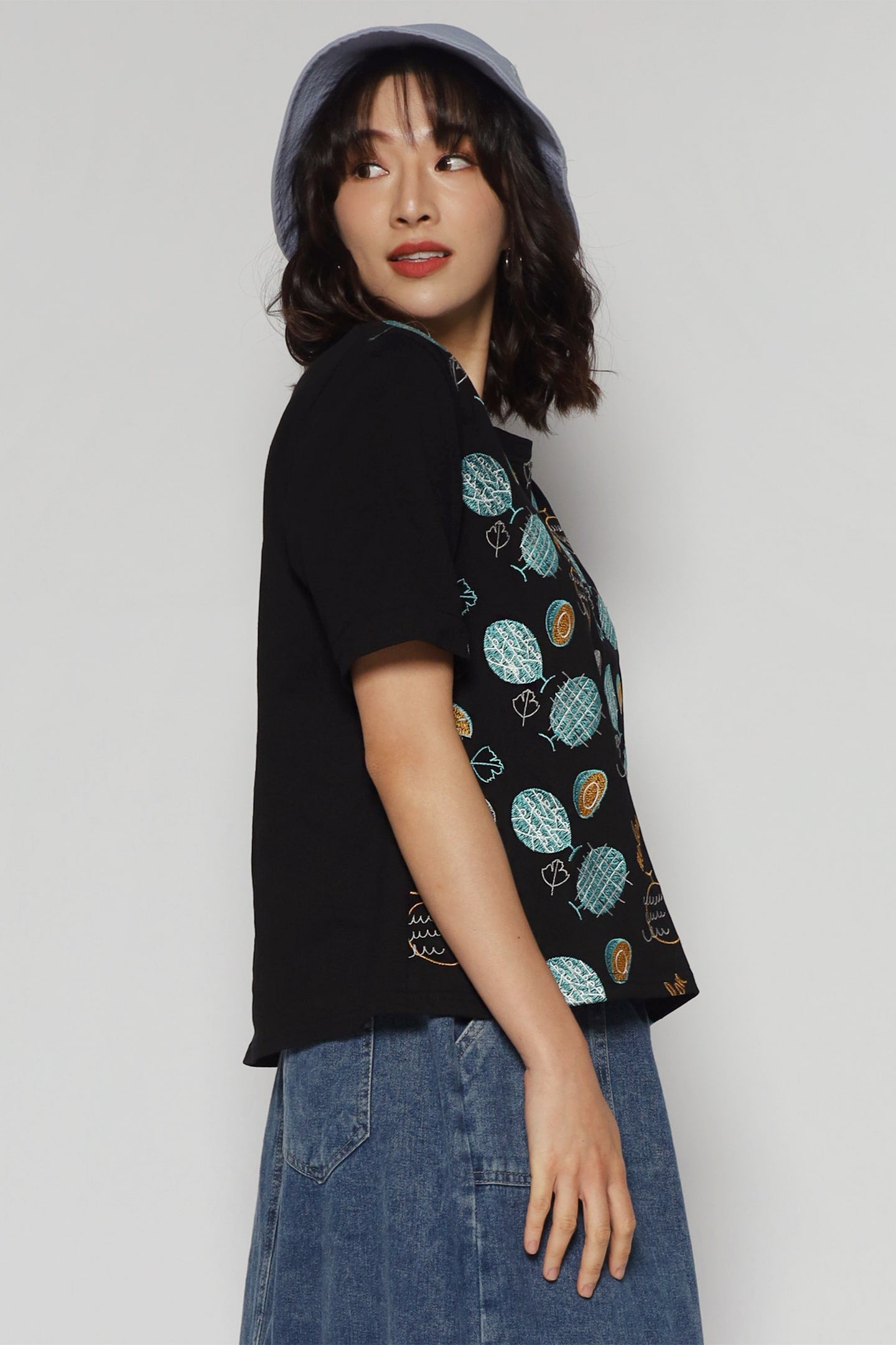 Miyabi Embroidery Top