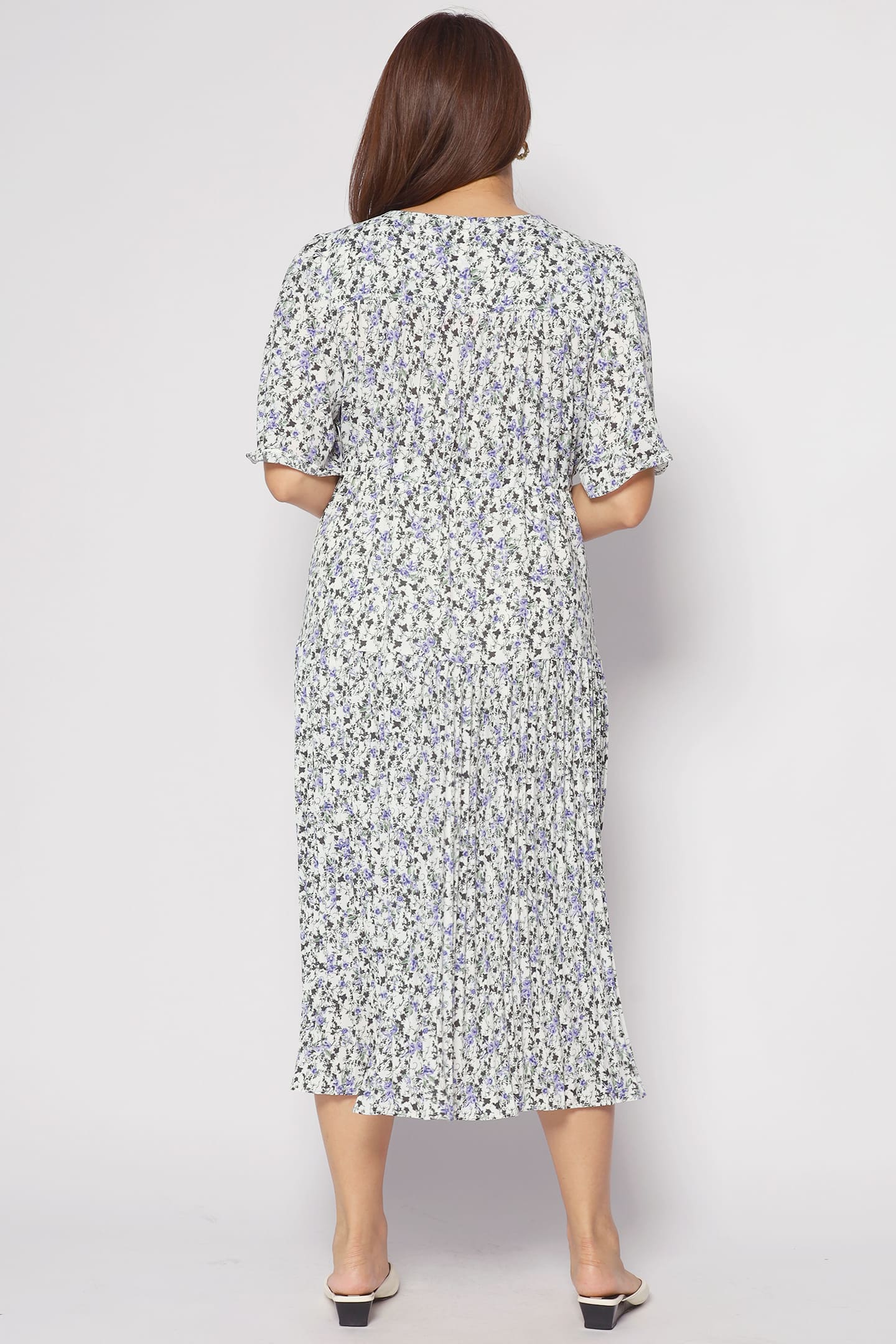 Neese Dress in Blue Field