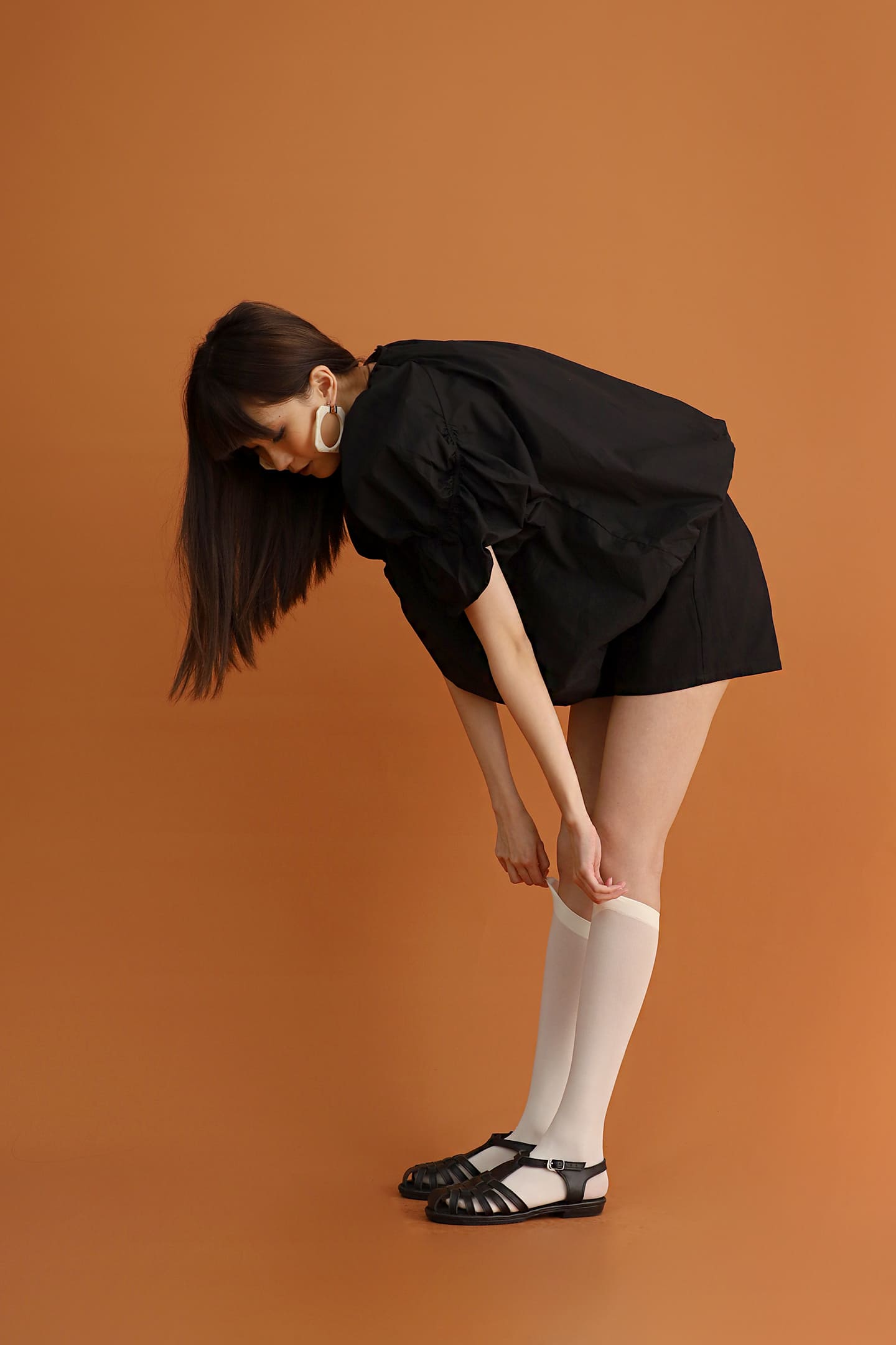CHOSEN - Neve Balloon Top in Black