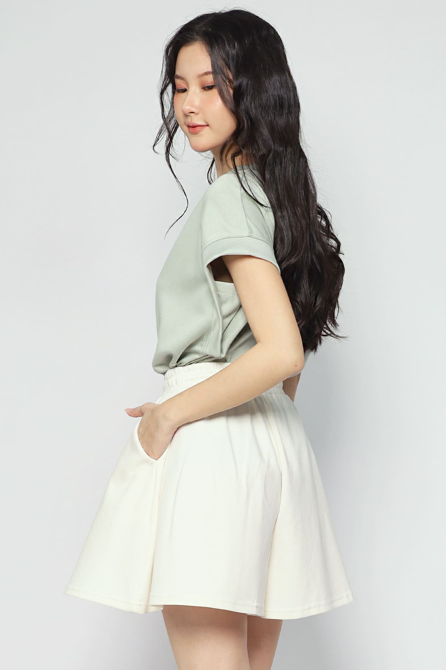 JOY - Non Stop Shorts in Off White