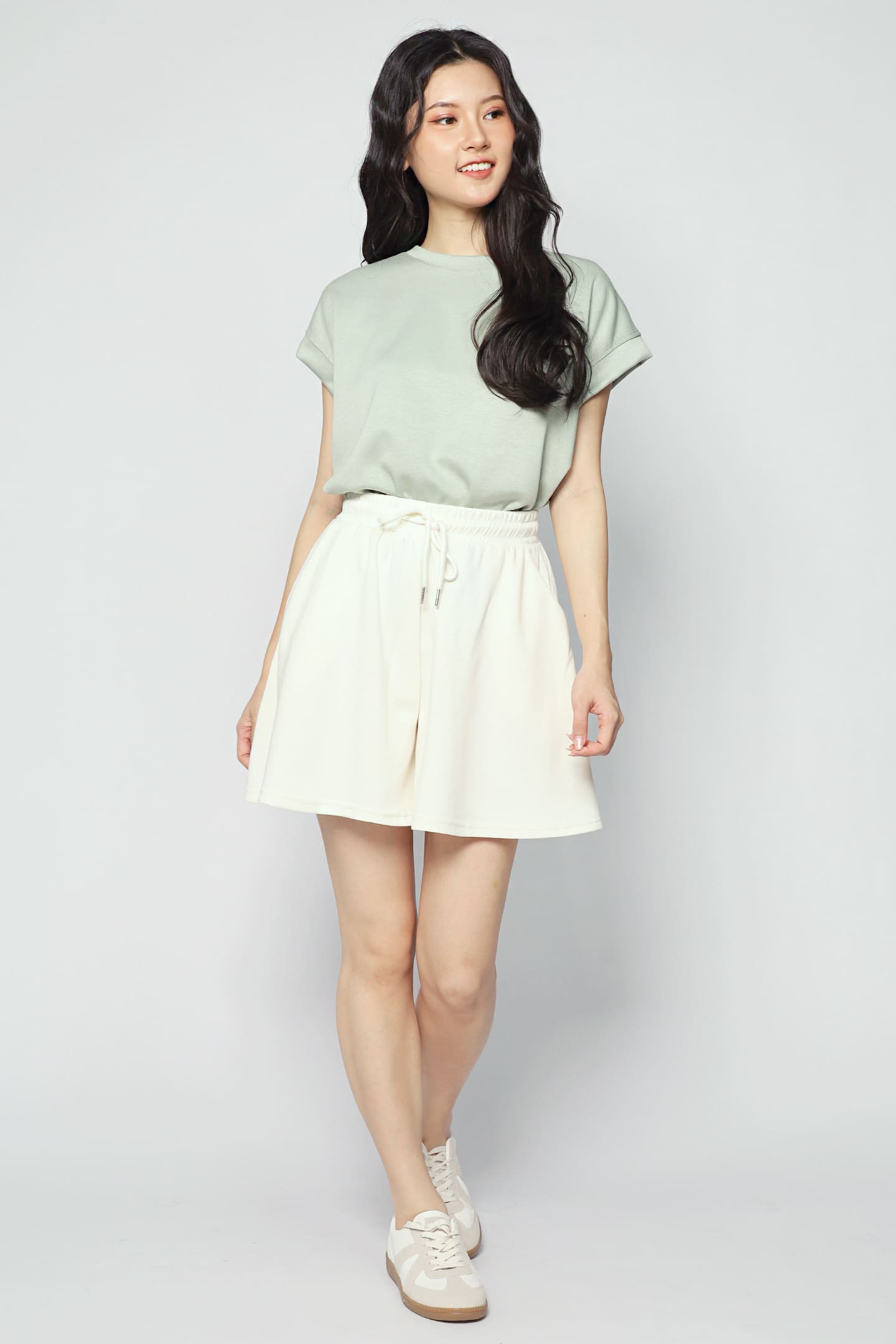 JOY - Non Stop Shorts in Off White