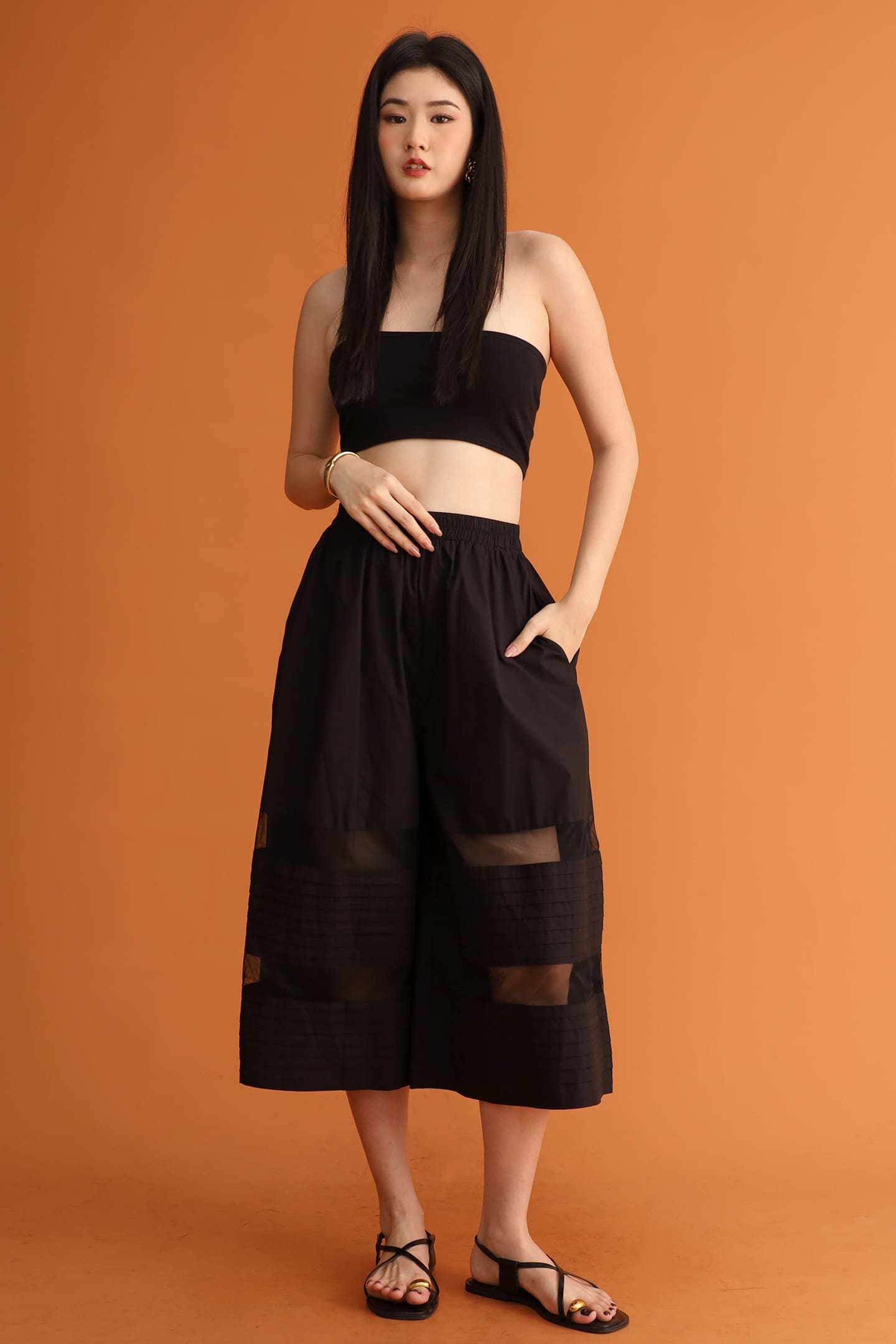 CHOSEN - Off Hours Mesh Culottes