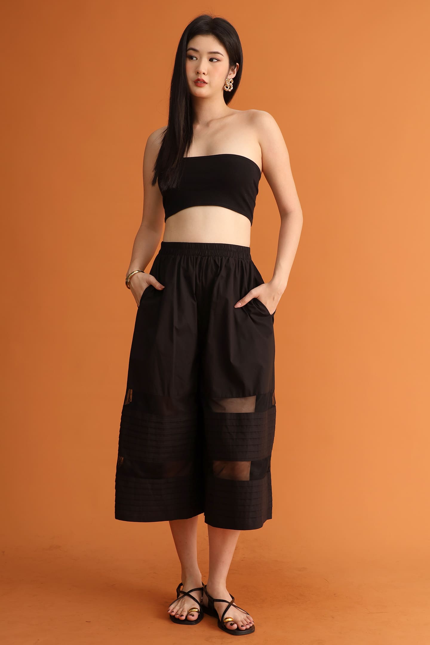 CHOSEN - Off Hours Mesh Culottes
