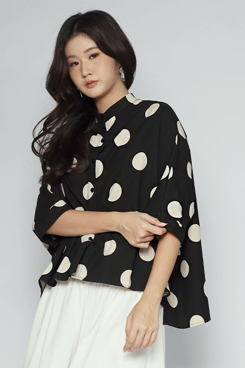 Olly Polkadot Top