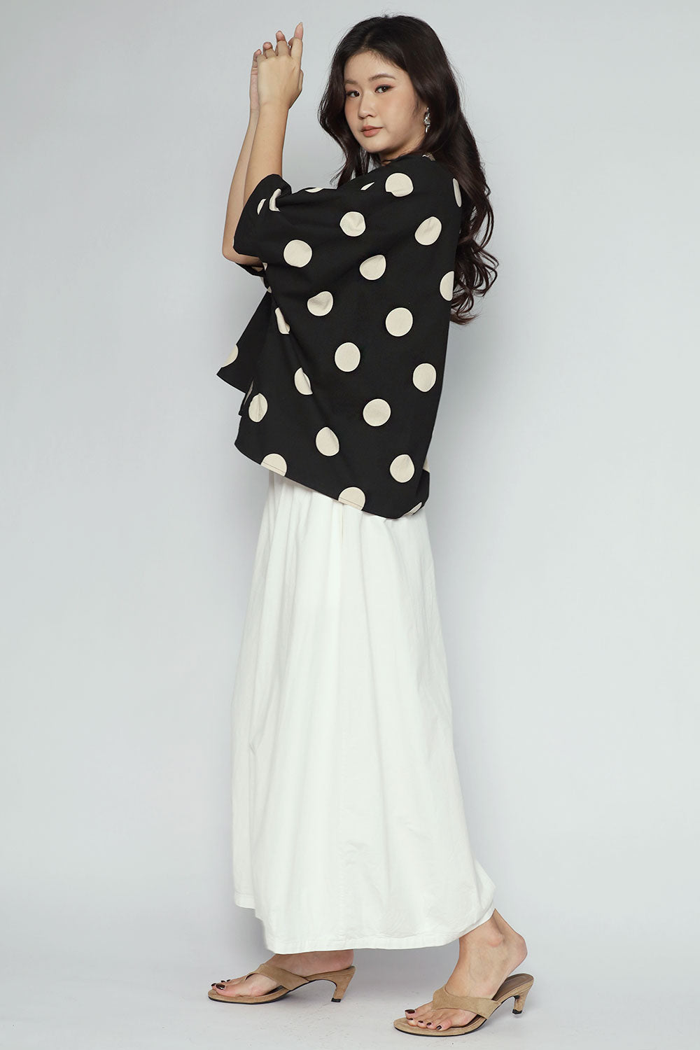 Olly Polkadot Top