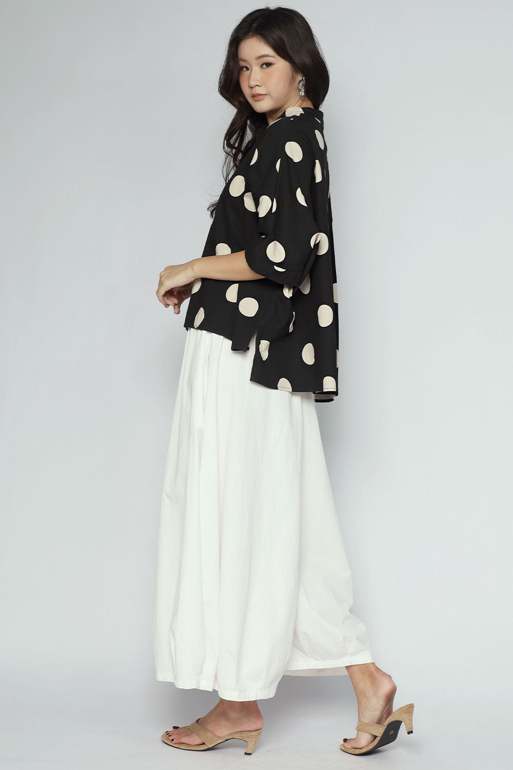 Olly Polkadot Top