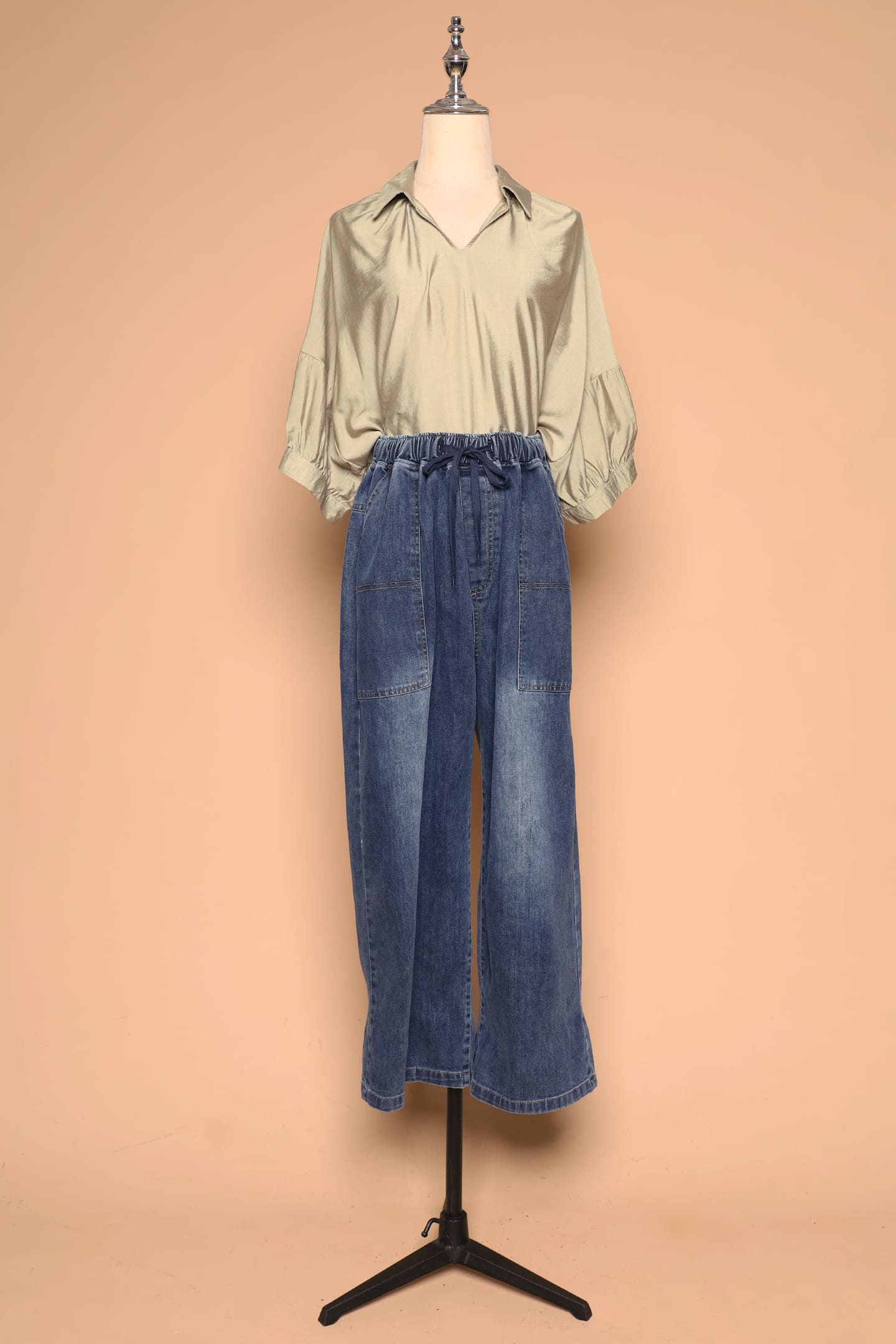 PO - Onyx Denim Pants