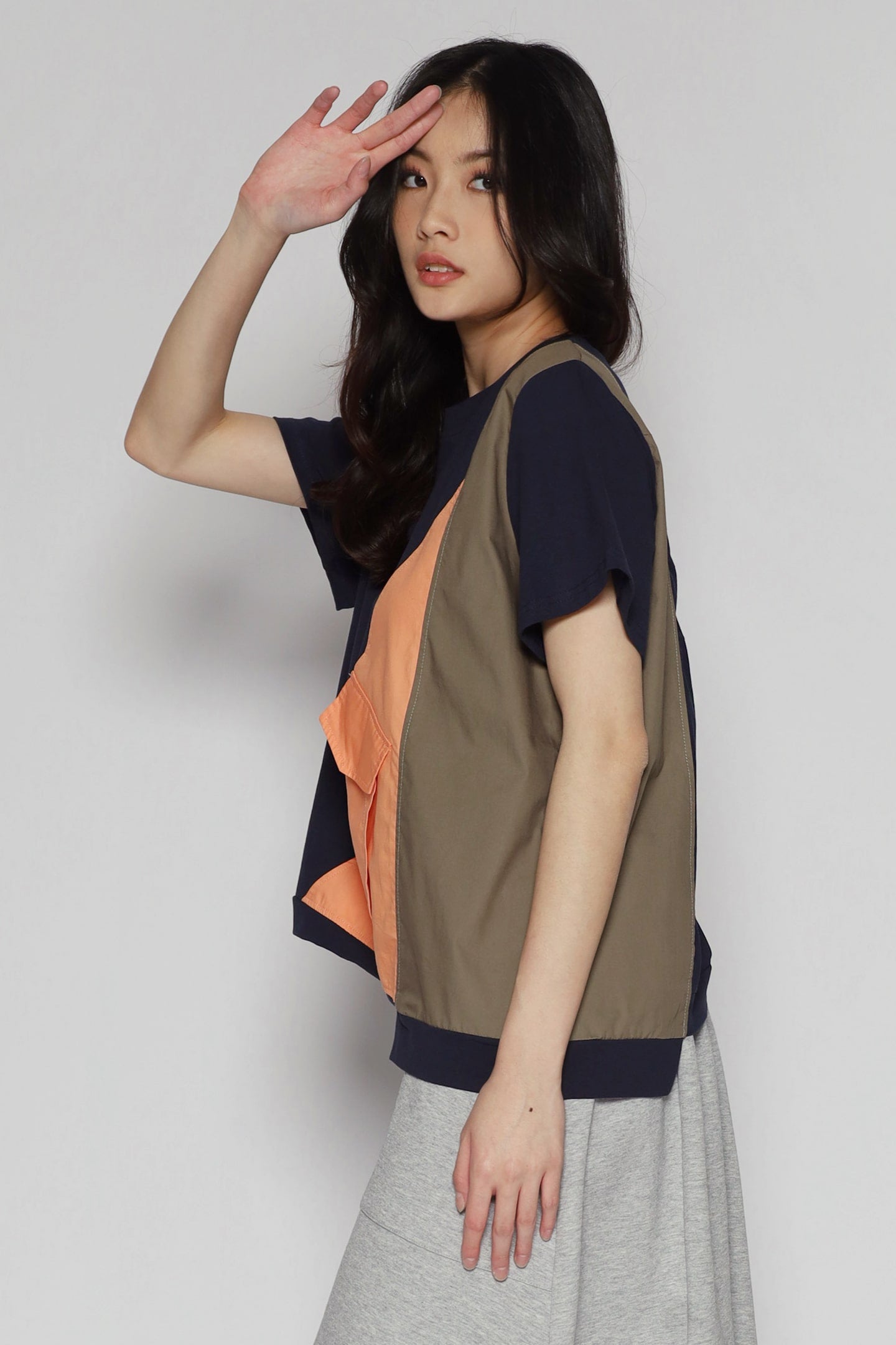Backorders Phoebe Top in Blue