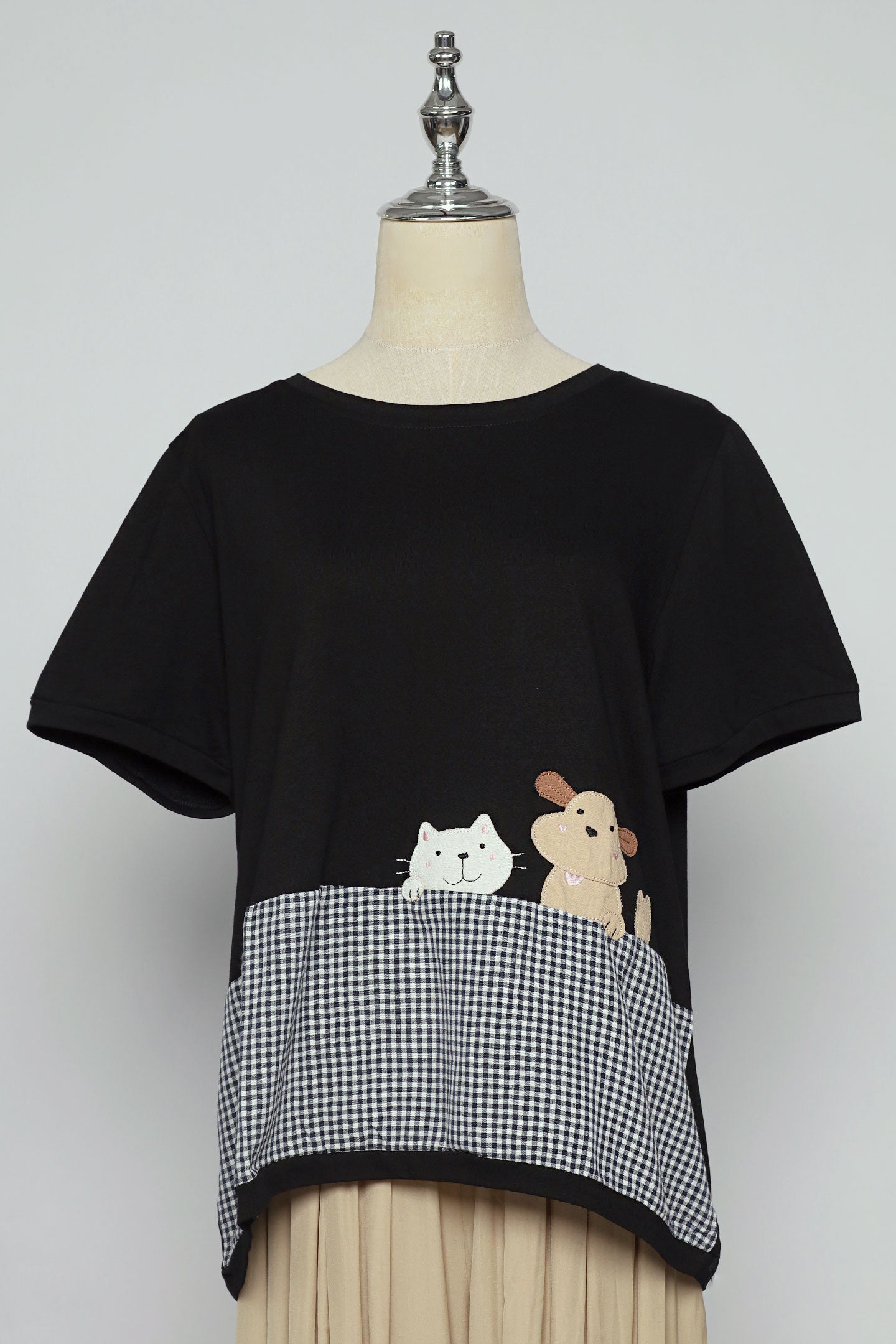 PO - Peekaboo Pals Checkered Tee