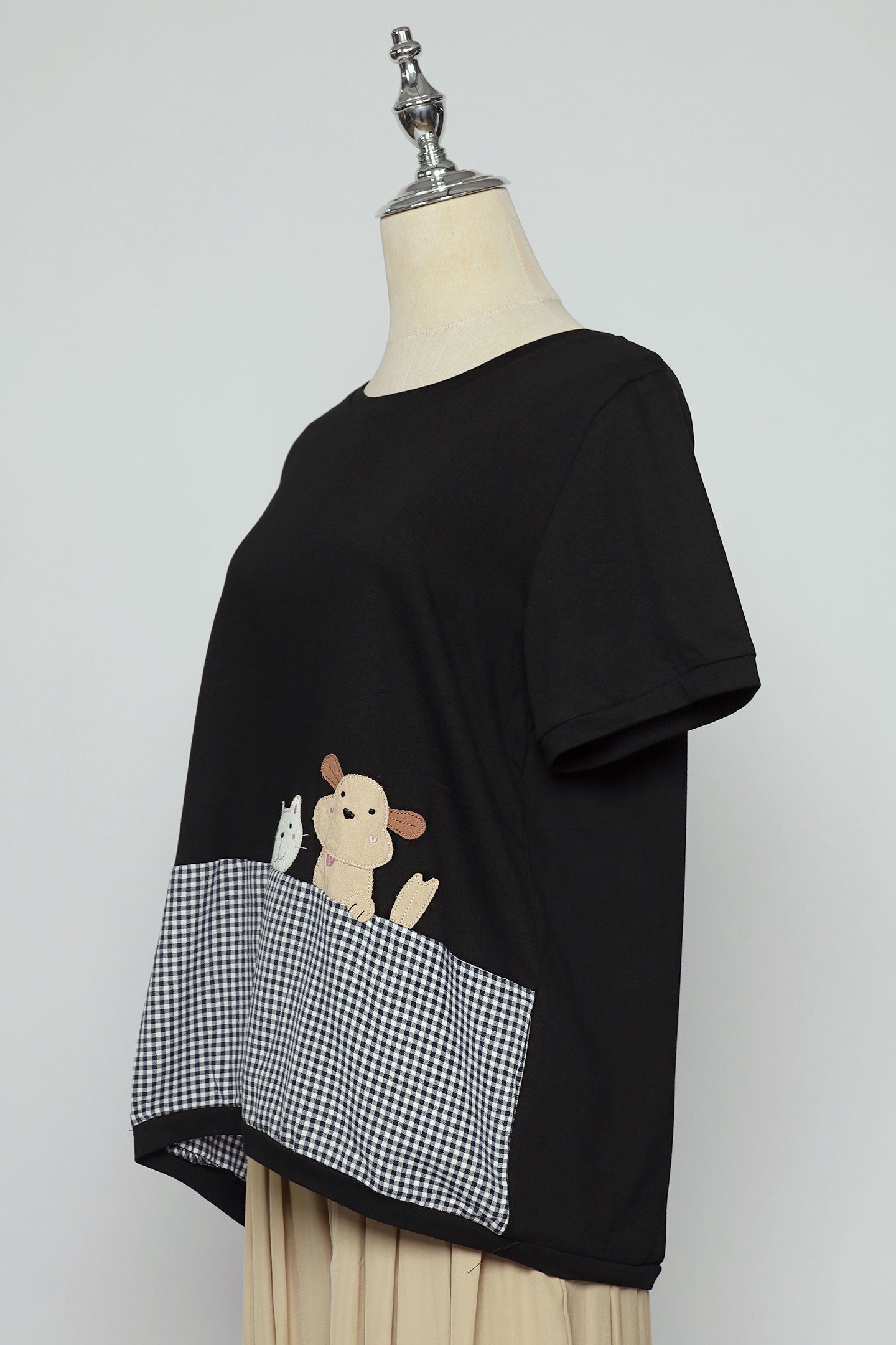 PO - Peekaboo Pals Checkered Tee