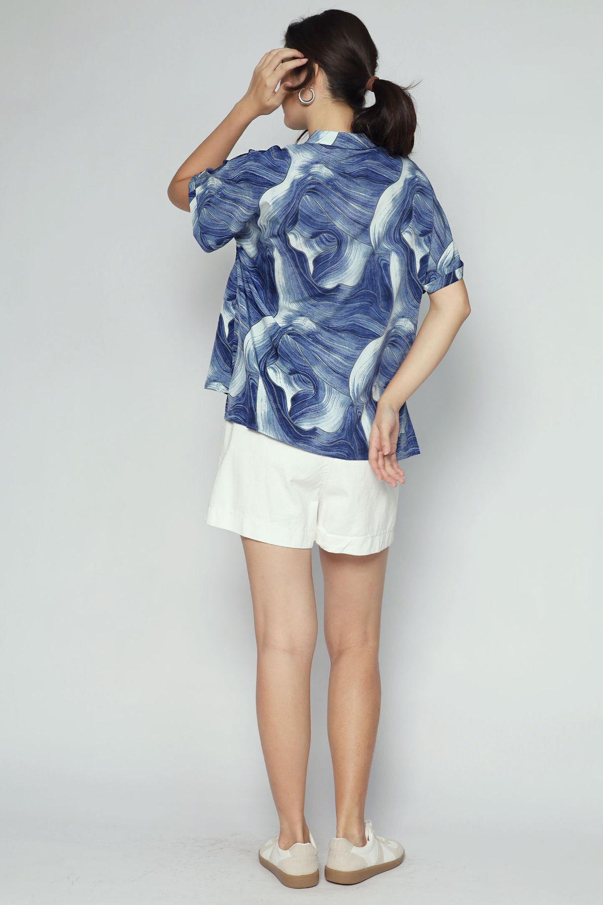 Penelope Top in Blue Cove