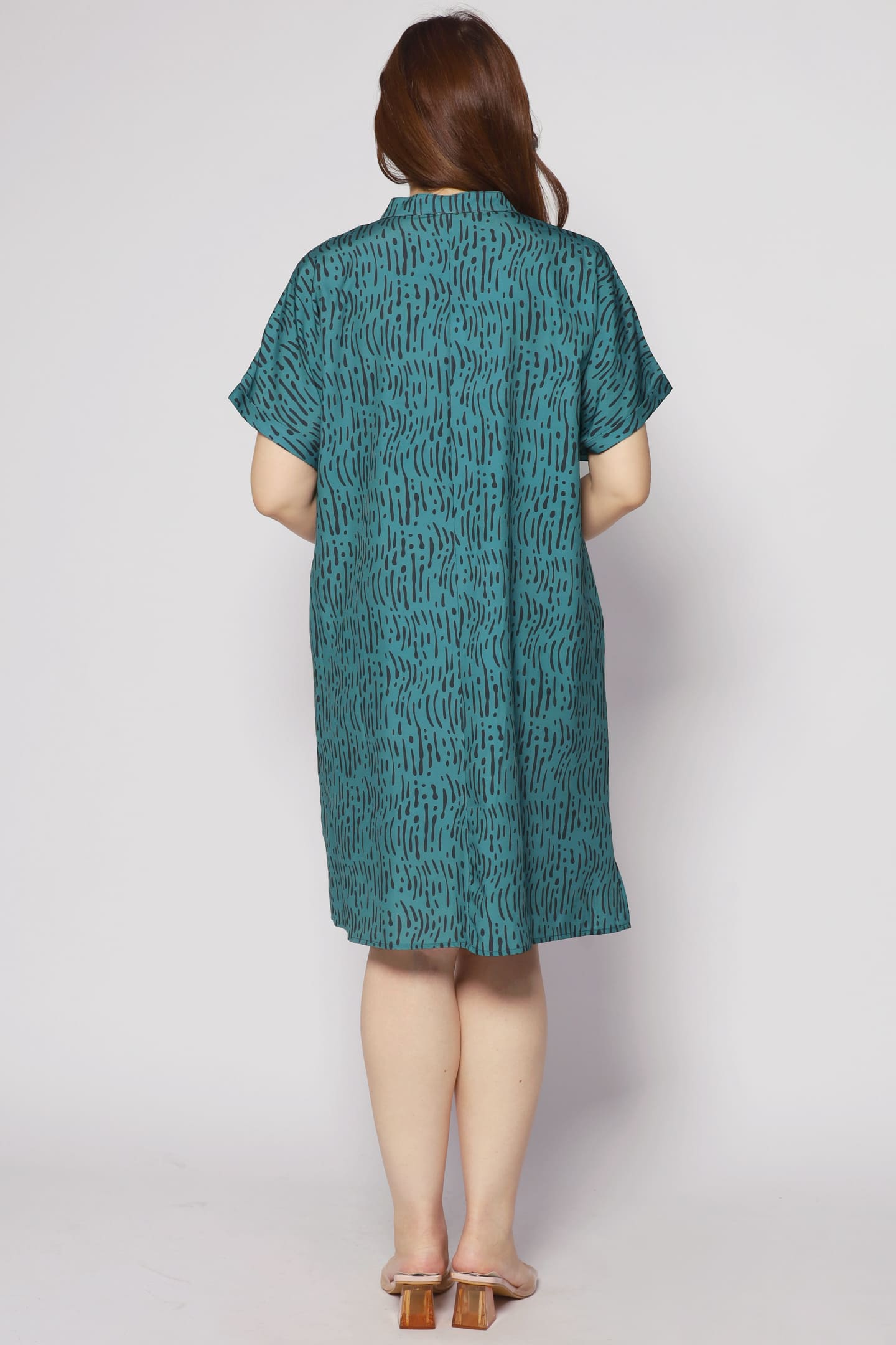 Penn Dress in Green Bonanza